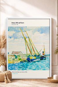 HOMEPACK Ahşap Çerçeveli Tablo Çerçeveli Poster Sanatsal Modern Duvar Dekoru MDN-007