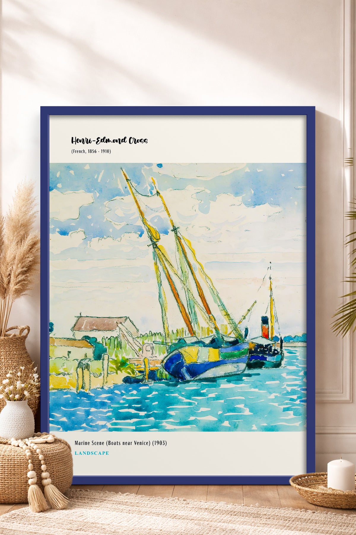 HOMEPACK Ahşap Çerçeveli Tablo Çerçeveli Poster Sanatsal Modern Duvar Dekoru MDN-007