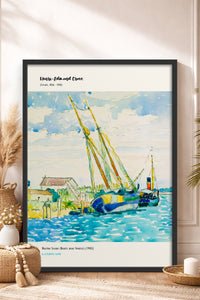 HOMEPACK Ahşap Çerçeveli Tablo Çerçeveli Poster Sanatsal Modern Duvar Dekoru MDN-007