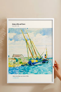 HOMEPACK Ahşap Çerçeveli Tablo Çerçeveli Poster Sanatsal Modern Duvar Dekoru MDN-007