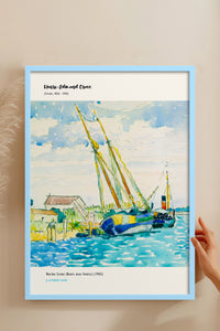HOMEPACK Ahşap Çerçeveli Tablo Çerçeveli Poster Sanatsal Modern Duvar Dekoru MDN-007