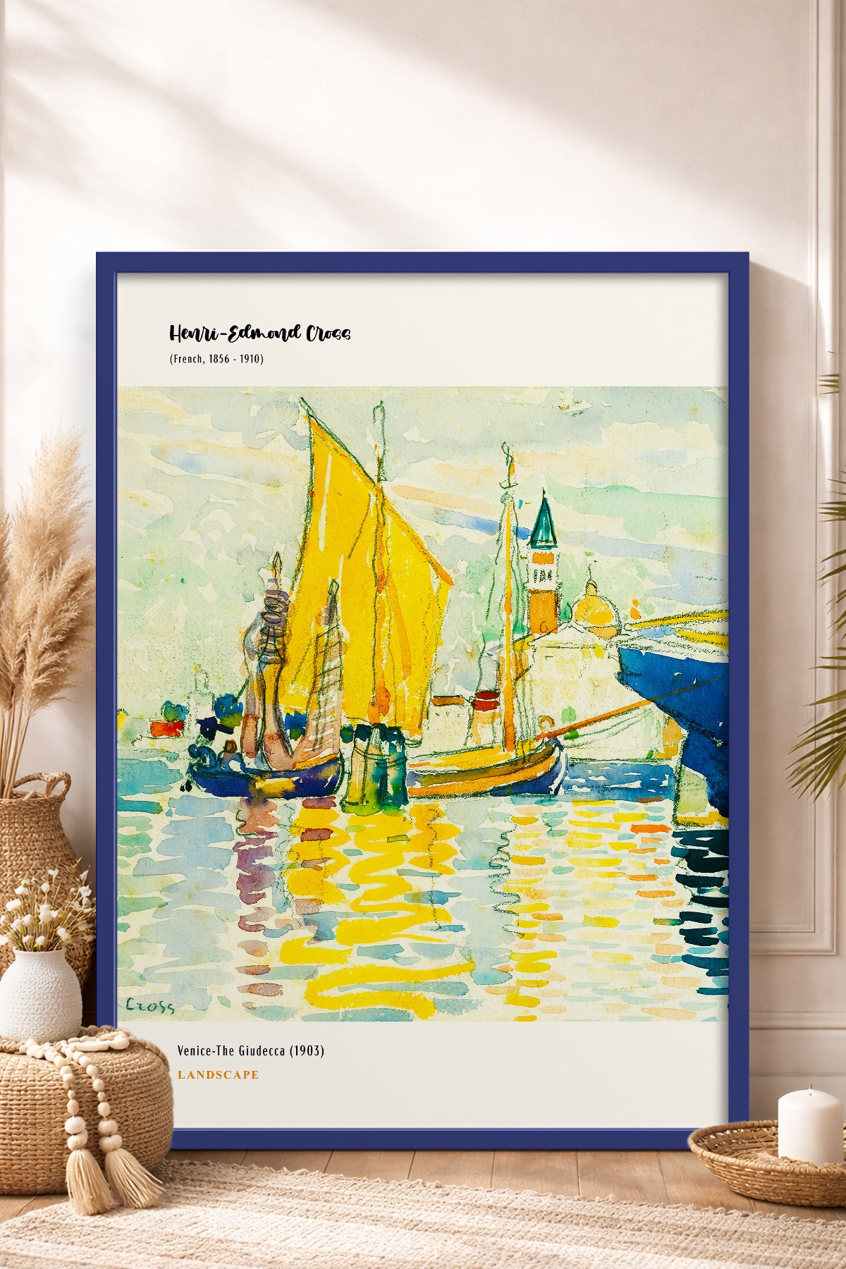 HOMEPACK Ahşap Çerçeveli Tablo Çerçeveli Poster Sanatsal Modern Duvar Dekoru MDN-008