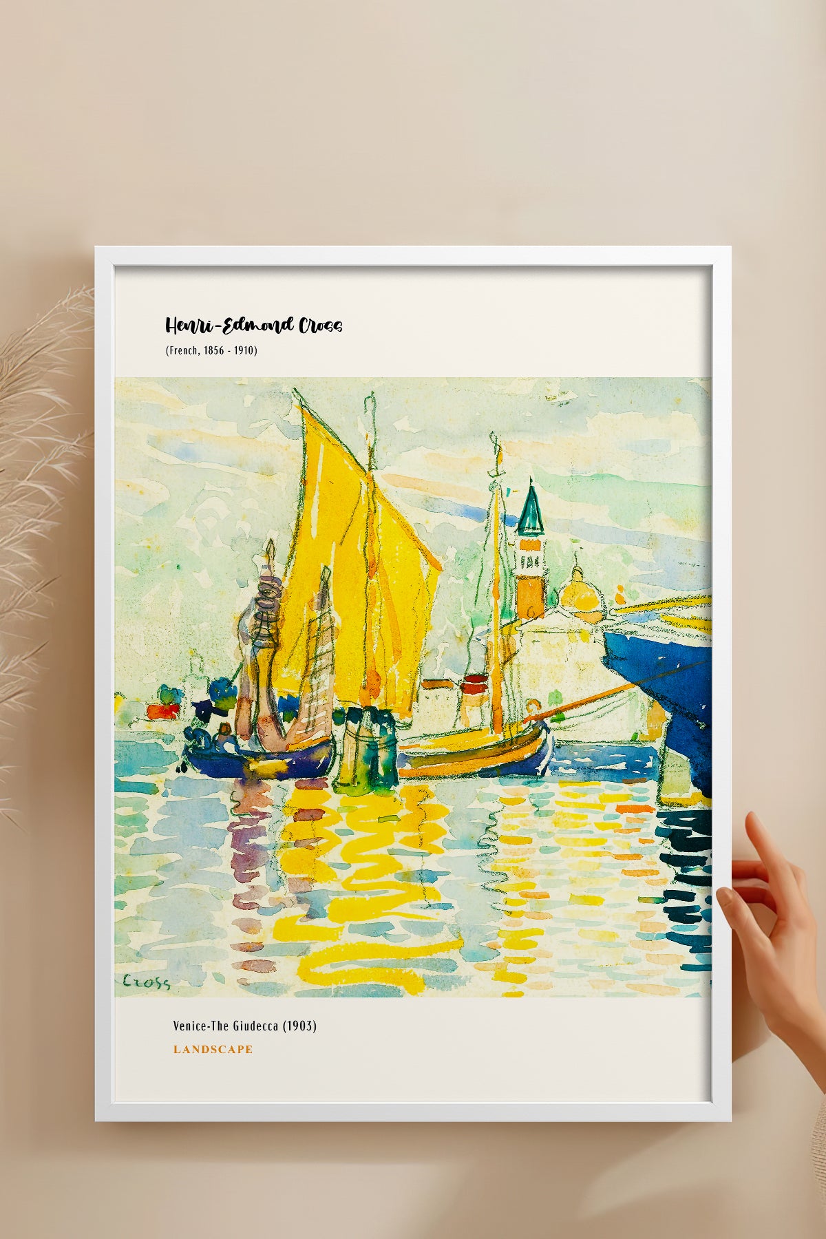 HOMEPACK Ahşap Çerçeveli Tablo Çerçeveli Poster Sanatsal Modern Duvar Dekoru MDN-008