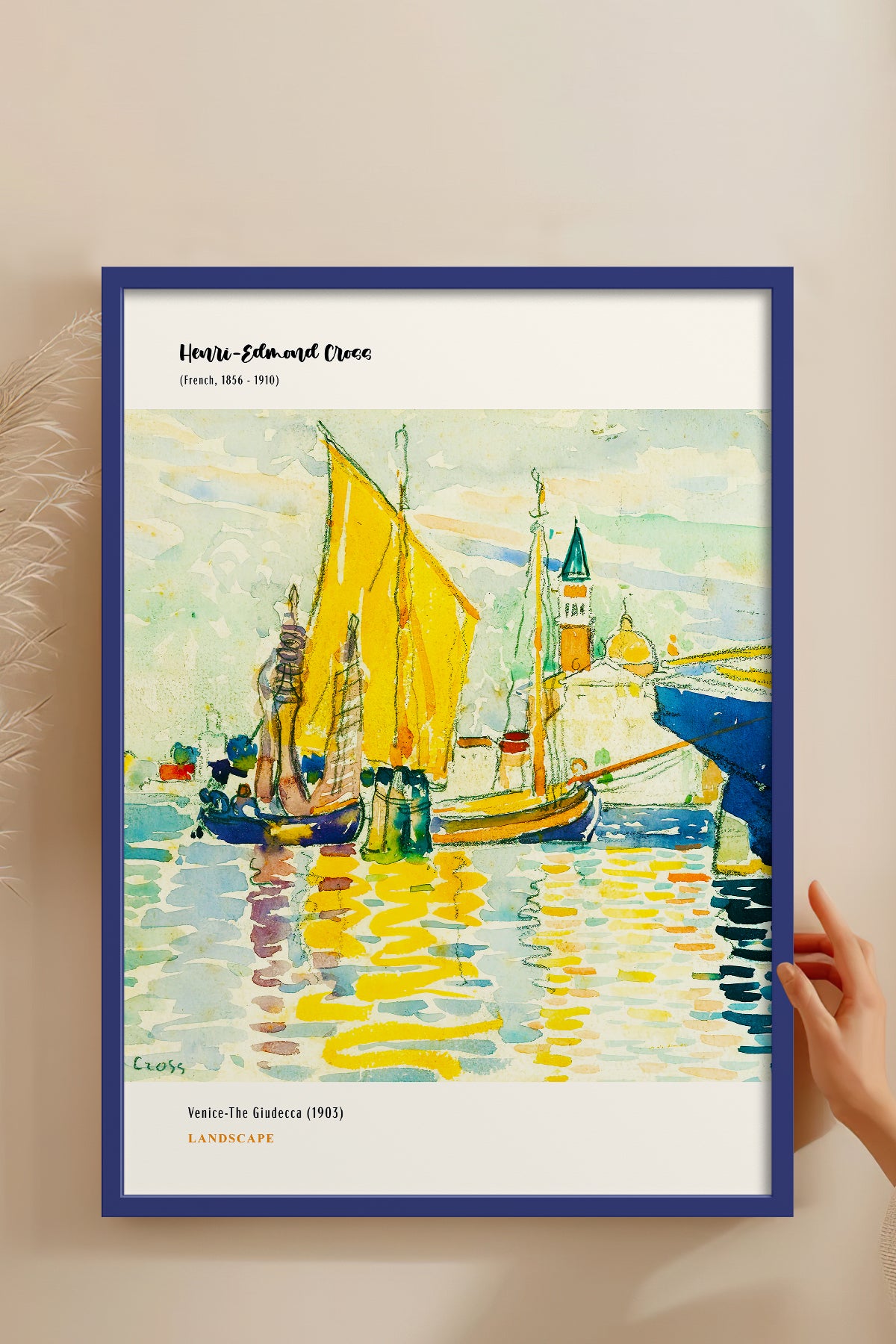 HOMEPACK Ahşap Çerçeveli Tablo Çerçeveli Poster Sanatsal Modern Duvar Dekoru MDN-008