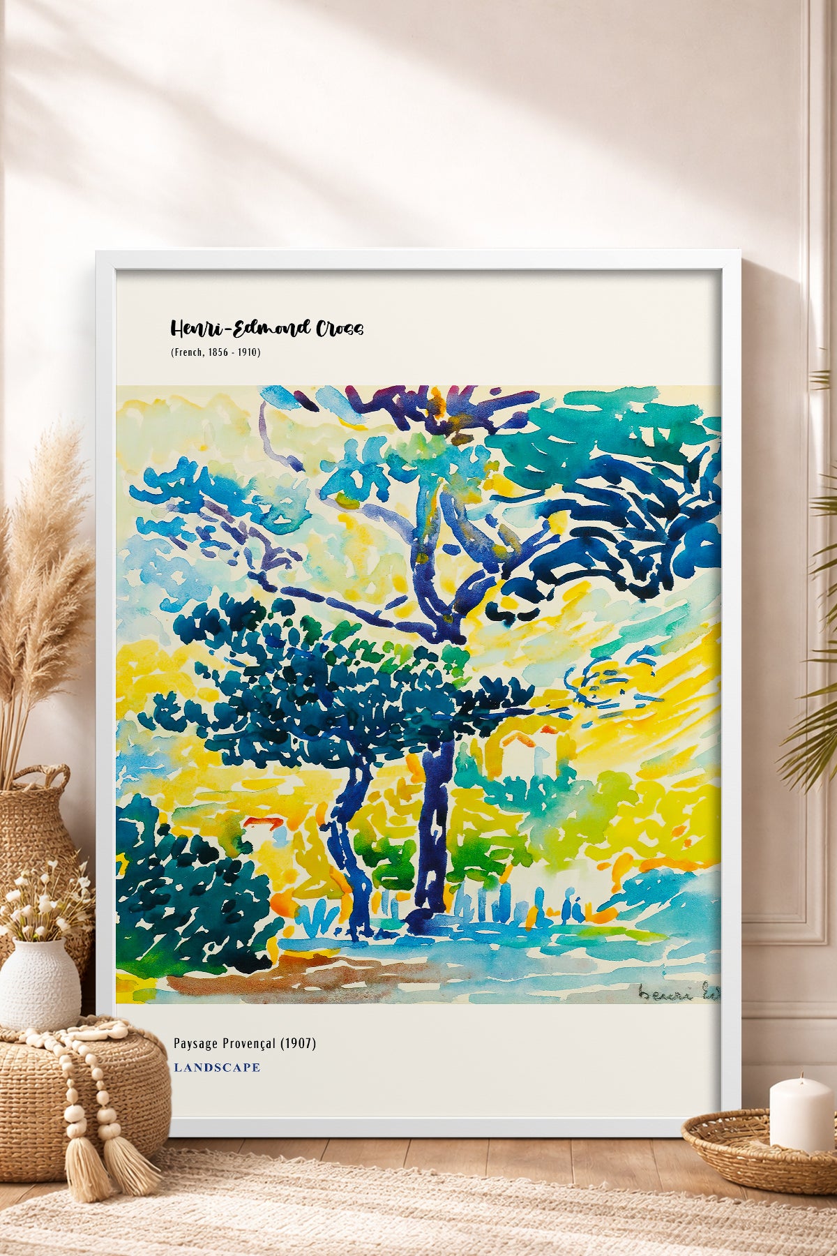 HOMEPACK Ahşap Çerçeveli Tablo Çerçeveli Poster Sanatsal Modern Duvar Dekoru MDN-01