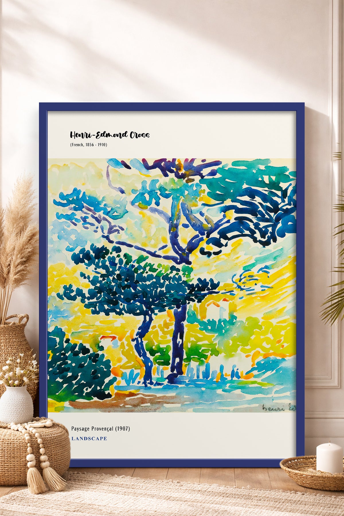 HOMEPACK Ahşap Çerçeveli Tablo Çerçeveli Poster Sanatsal Modern Duvar Dekoru MDN-01