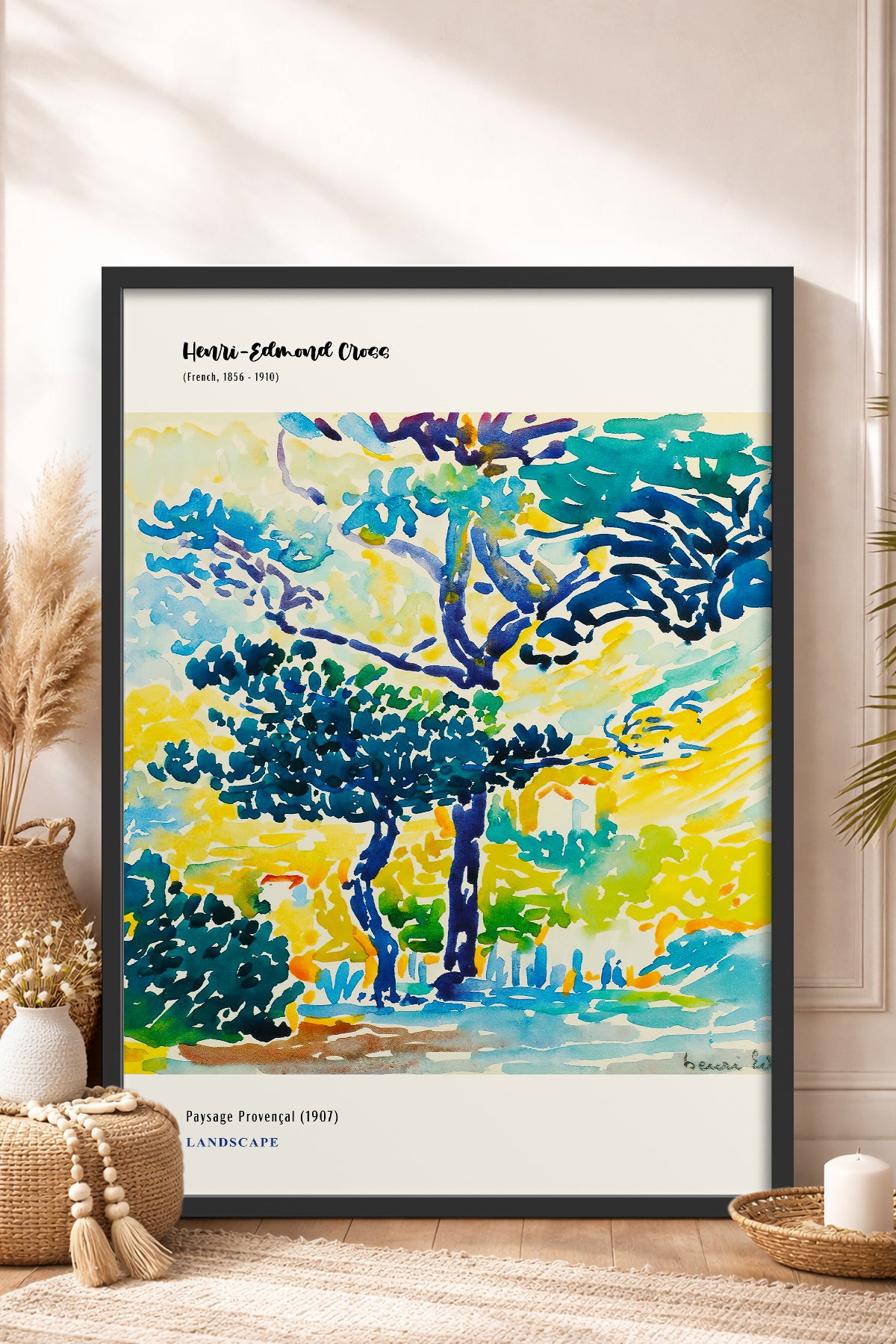 HOMEPACK Ahşap Çerçeveli Tablo Çerçeveli Poster Sanatsal Modern Duvar Dekoru MDN-01