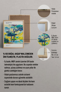HOMEPACK Ahşap Çerçeveli Tablo Çerçeveli Poster Sanatsal Modern Duvar Dekoru MDN-01