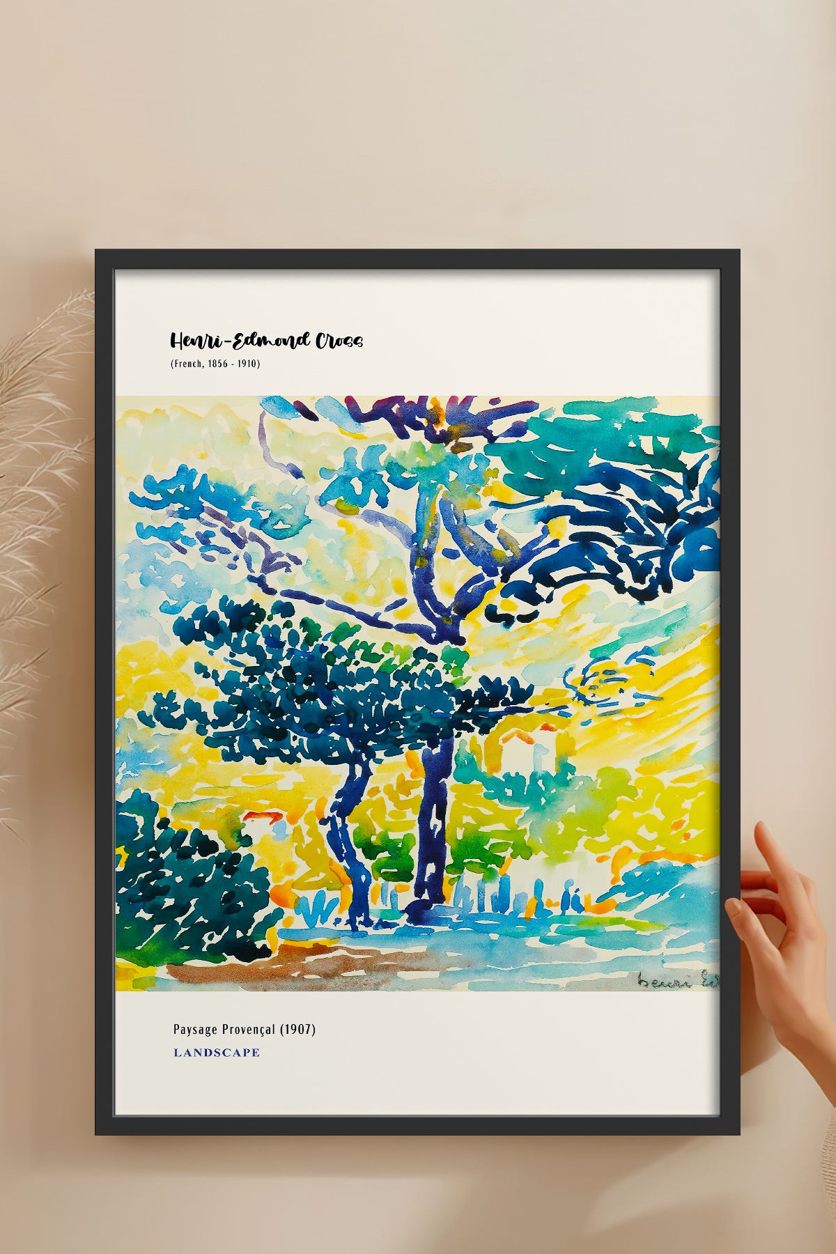 HOMEPACK Ahşap Çerçeveli Tablo Çerçeveli Poster Sanatsal Modern Duvar Dekoru MDN-01