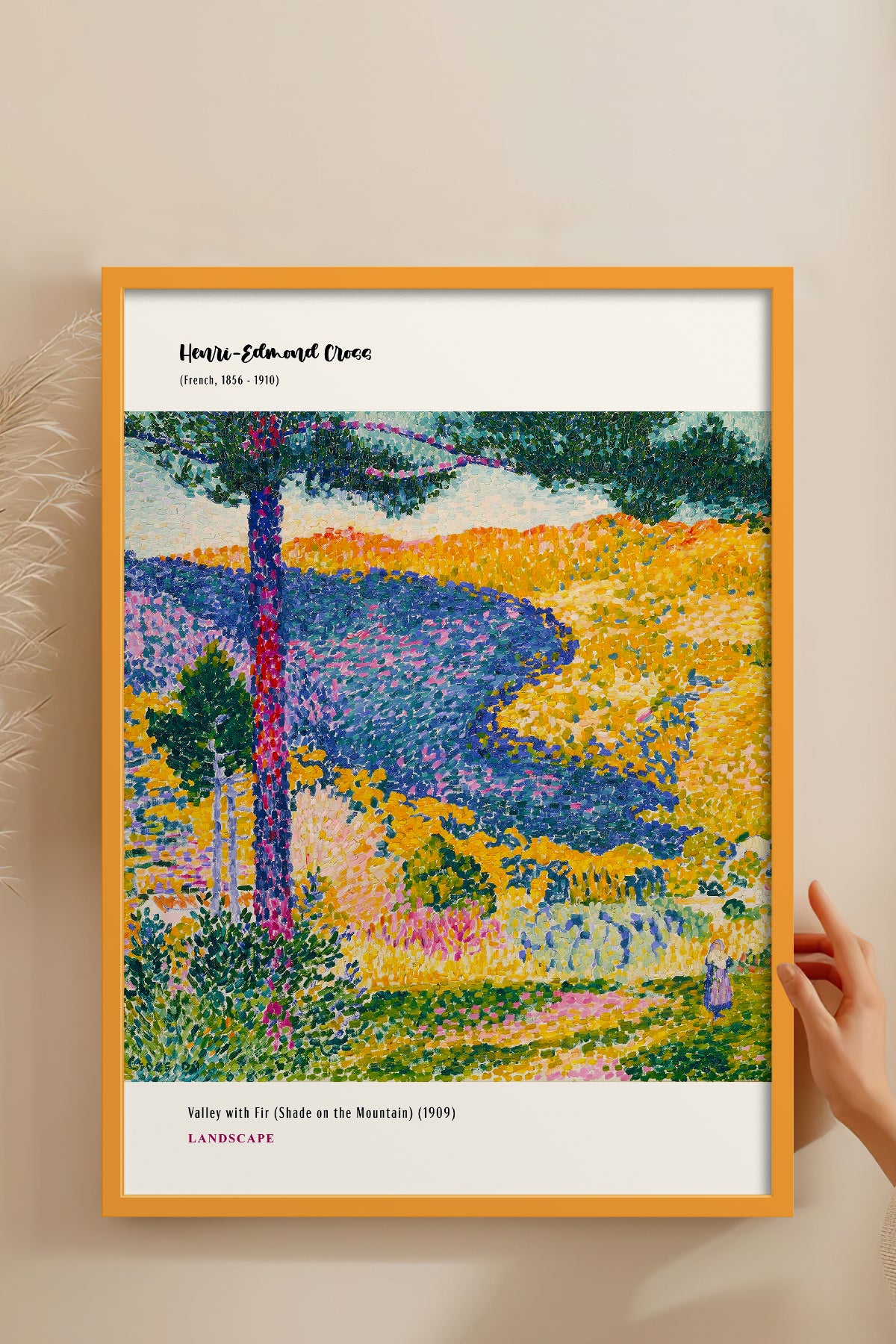 HOMEPACK Ahşap Çerçeveli Tablo Çerçeveli Poster Sanatsal Modern Duvar Dekoru MDN-12