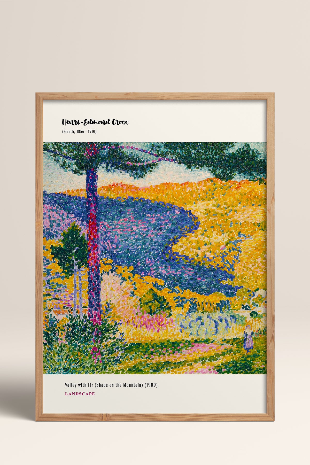 HOMEPACK Ahşap Çerçeveli Tablo Çerçeveli Poster Sanatsal Modern Duvar Dekoru MDN-12