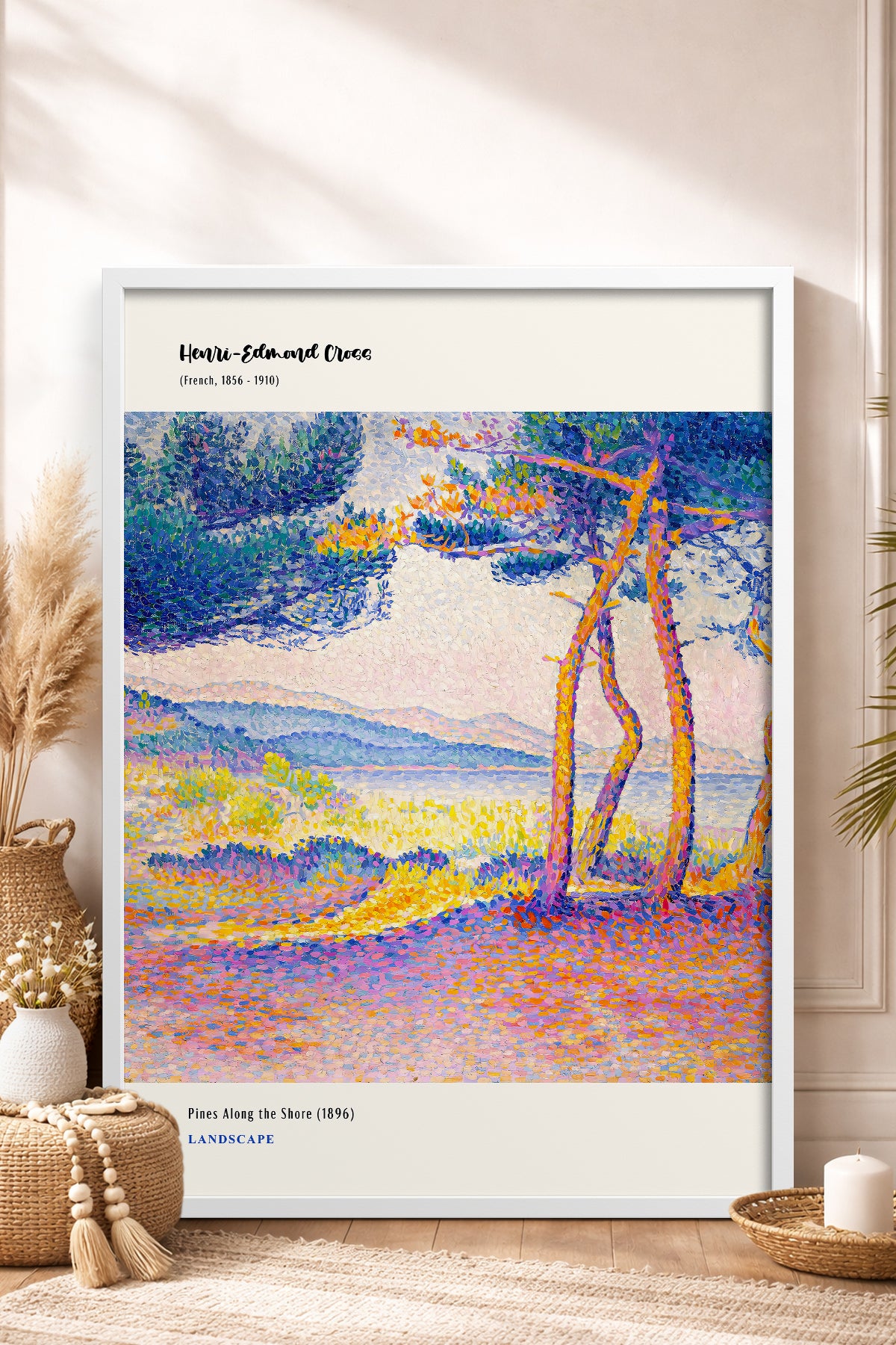 HOMEPACK Ahşap Çerçeveli Tablo Çerçeveli Poster Sanatsal Modern Duvar Dekoru MDN-013