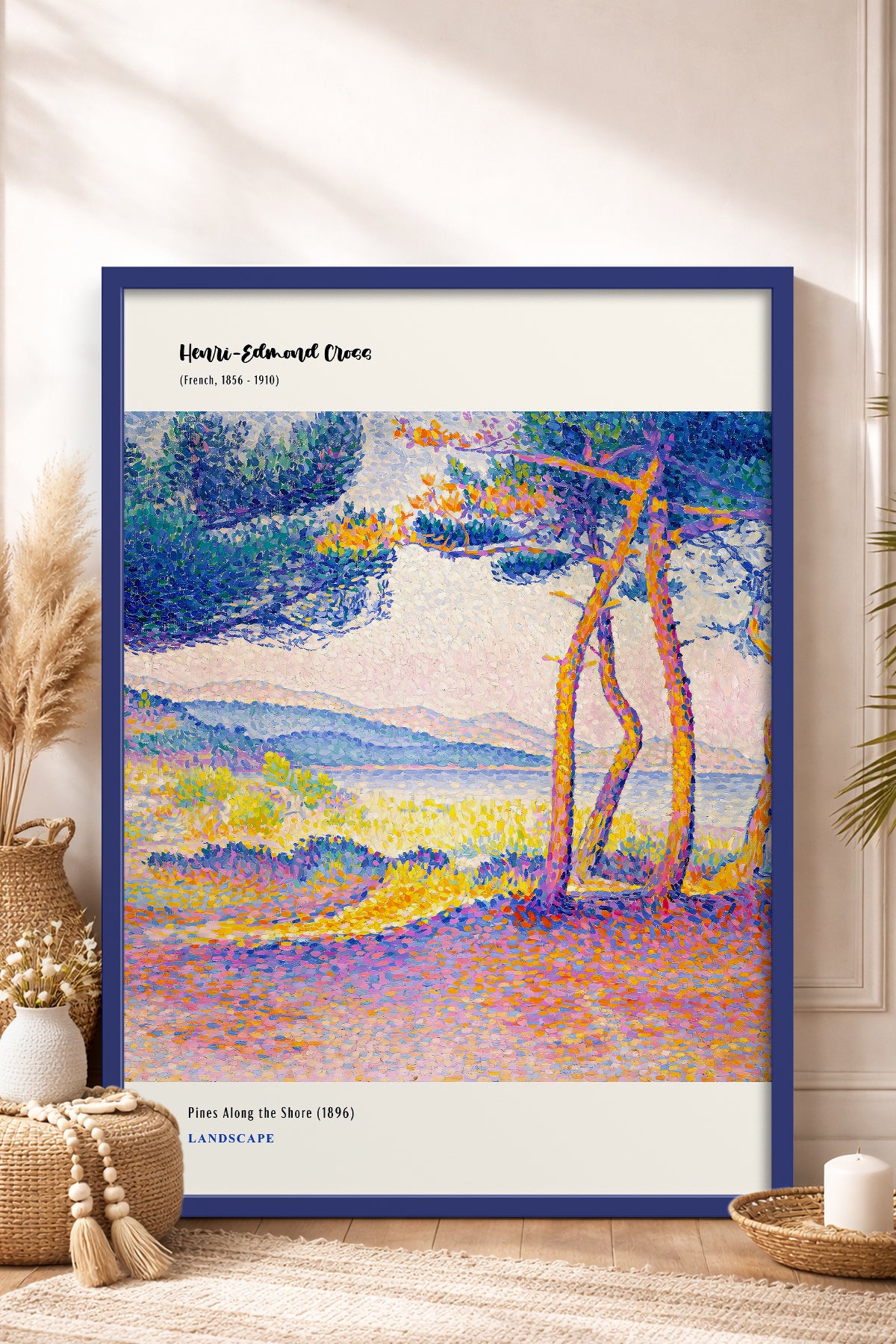 HOMEPACK Ahşap Çerçeveli Tablo Çerçeveli Poster Sanatsal Modern Duvar Dekoru MDN-013