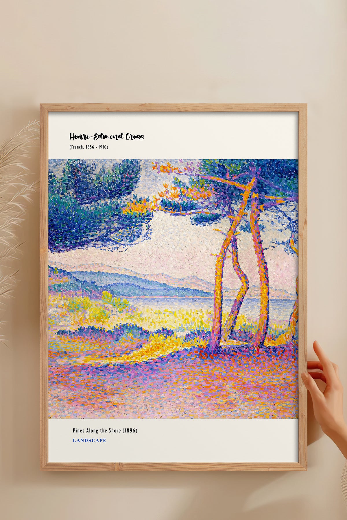 HOMEPACK Ahşap Çerçeveli Tablo Çerçeveli Poster Sanatsal Modern Duvar Dekoru MDN-013