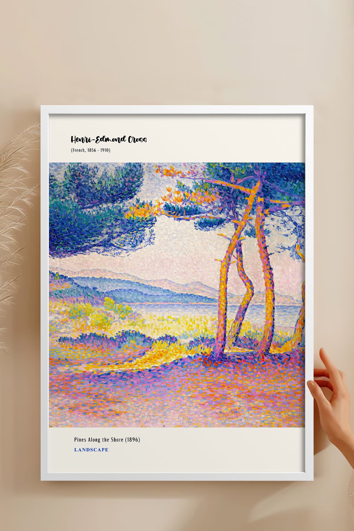 HOMEPACK Ahşap Çerçeveli Tablo Çerçeveli Poster Sanatsal Modern Duvar Dekoru MDN-013