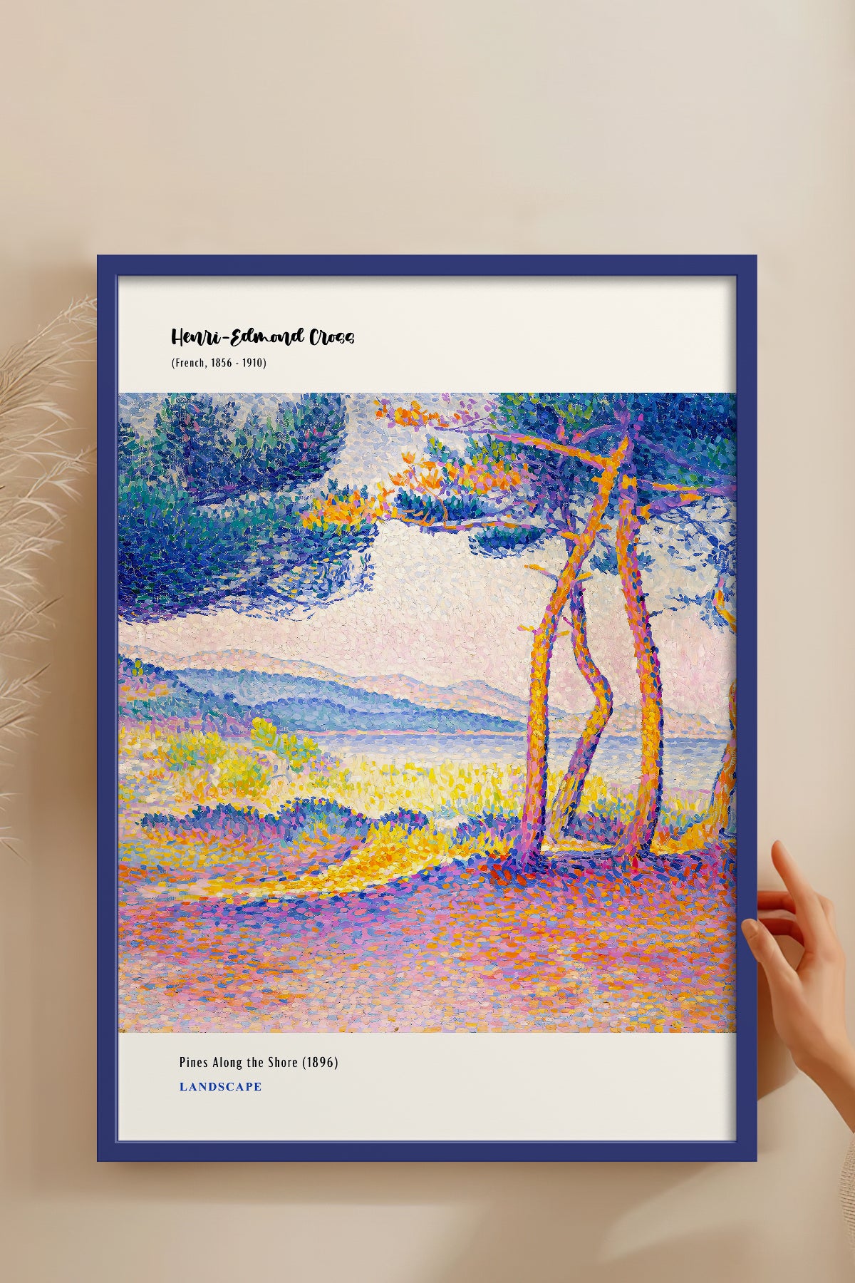 HOMEPACK Ahşap Çerçeveli Tablo Çerçeveli Poster Sanatsal Modern Duvar Dekoru MDN-013
