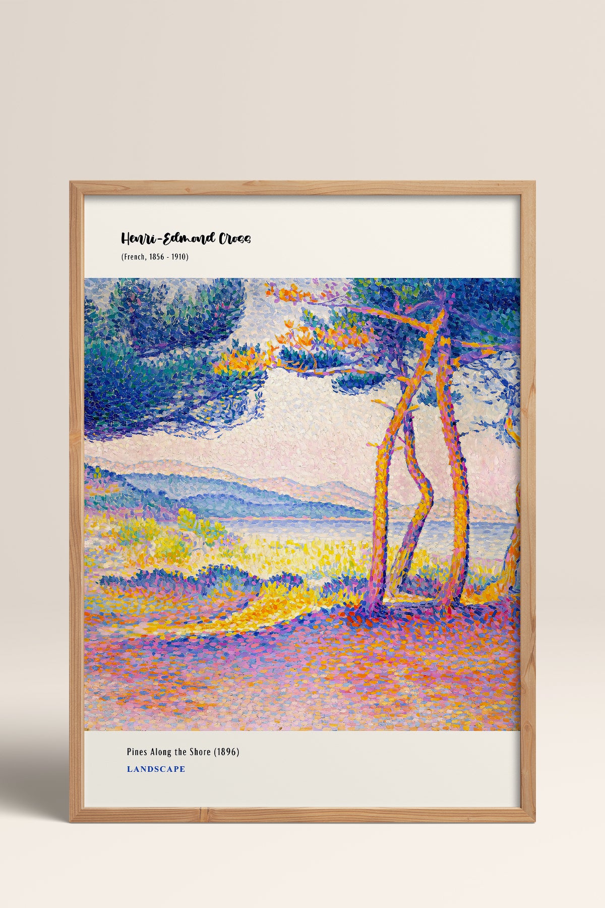 HOMEPACK Ahşap Çerçeveli Tablo Çerçeveli Poster Sanatsal Modern Duvar Dekoru MDN-013