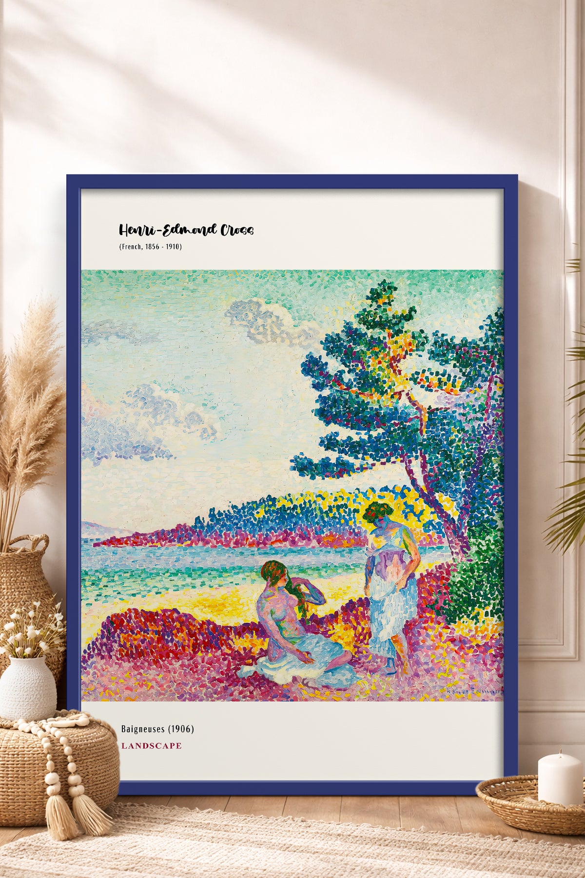 HOMEPACK Ahşap Çerçeveli Tablo Çerçeveli Poster Sanatsal Modern Duvar Dekoru MDN-02