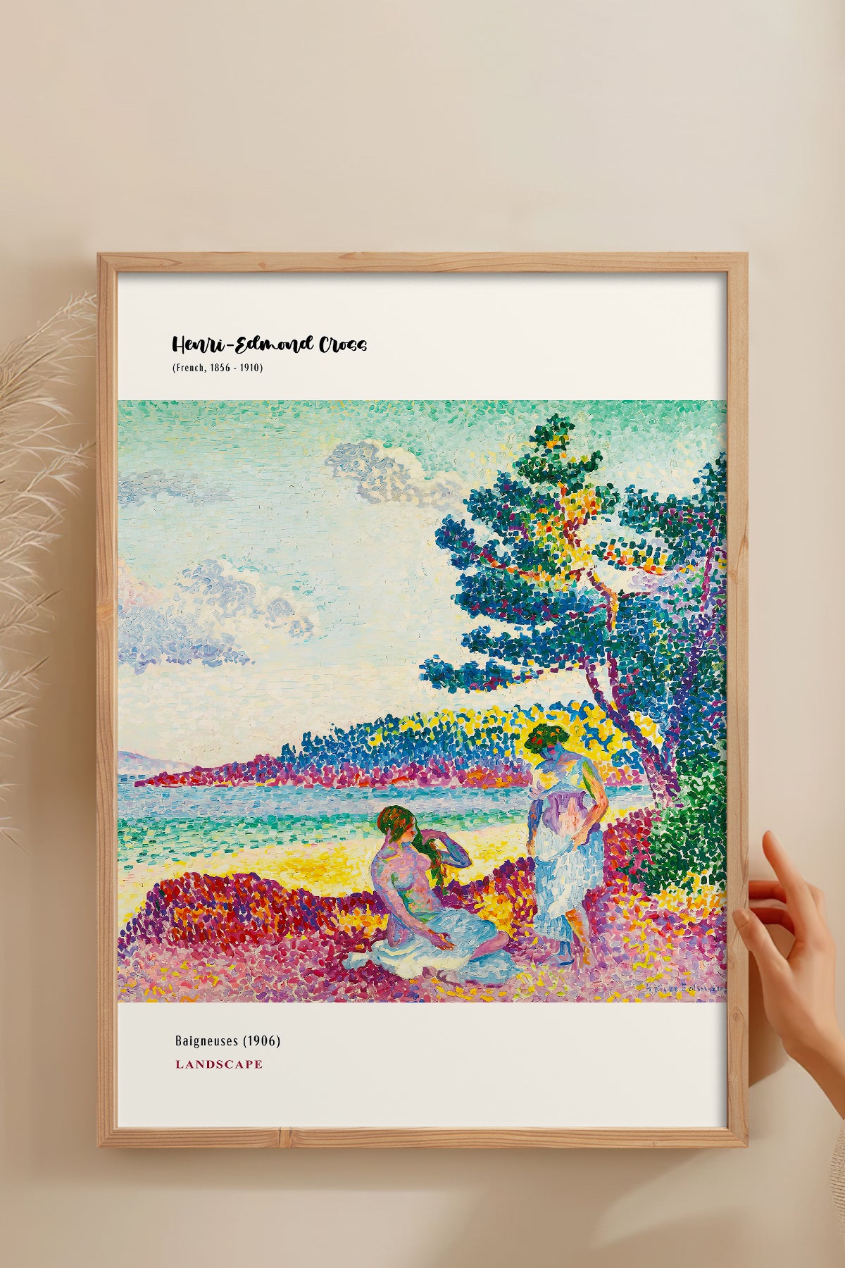 HOMEPACK Ahşap Çerçeveli Tablo Çerçeveli Poster Sanatsal Modern Duvar Dekoru MDN-02