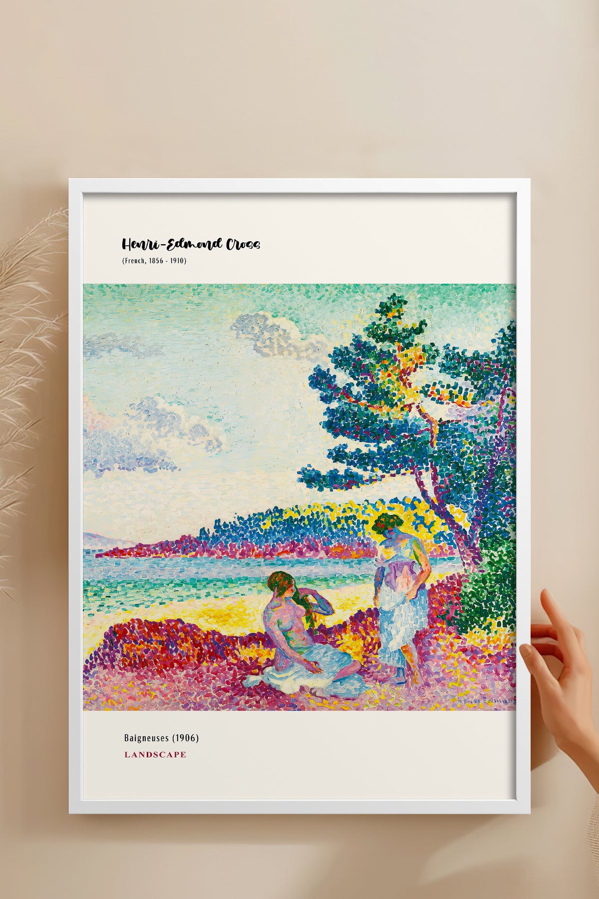 HOMEPACK Ahşap Çerçeveli Tablo Çerçeveli Poster Sanatsal Modern Duvar Dekoru MDN-02