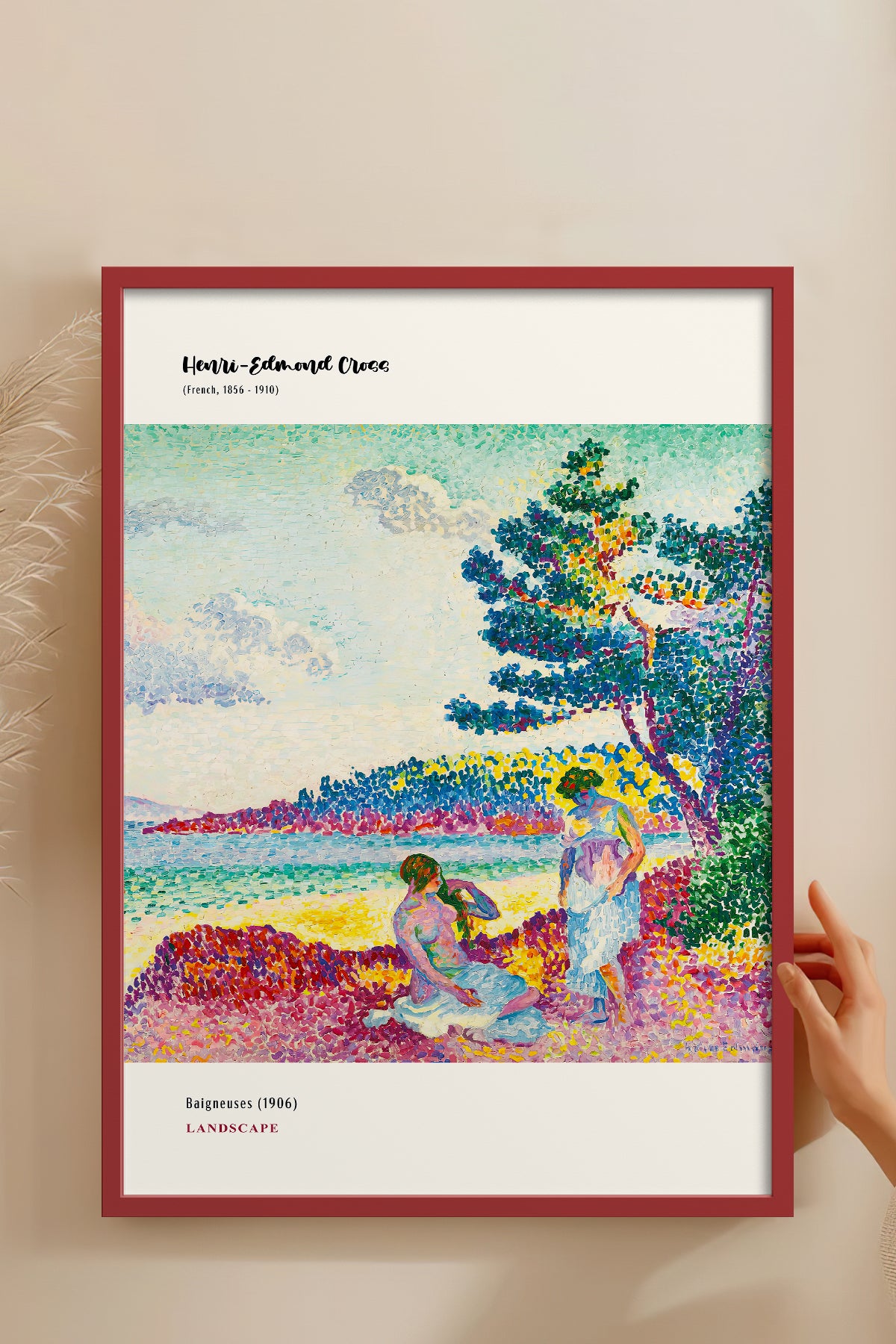 HOMEPACK Ahşap Çerçeveli Tablo Çerçeveli Poster Sanatsal Modern Duvar Dekoru MDN-02
