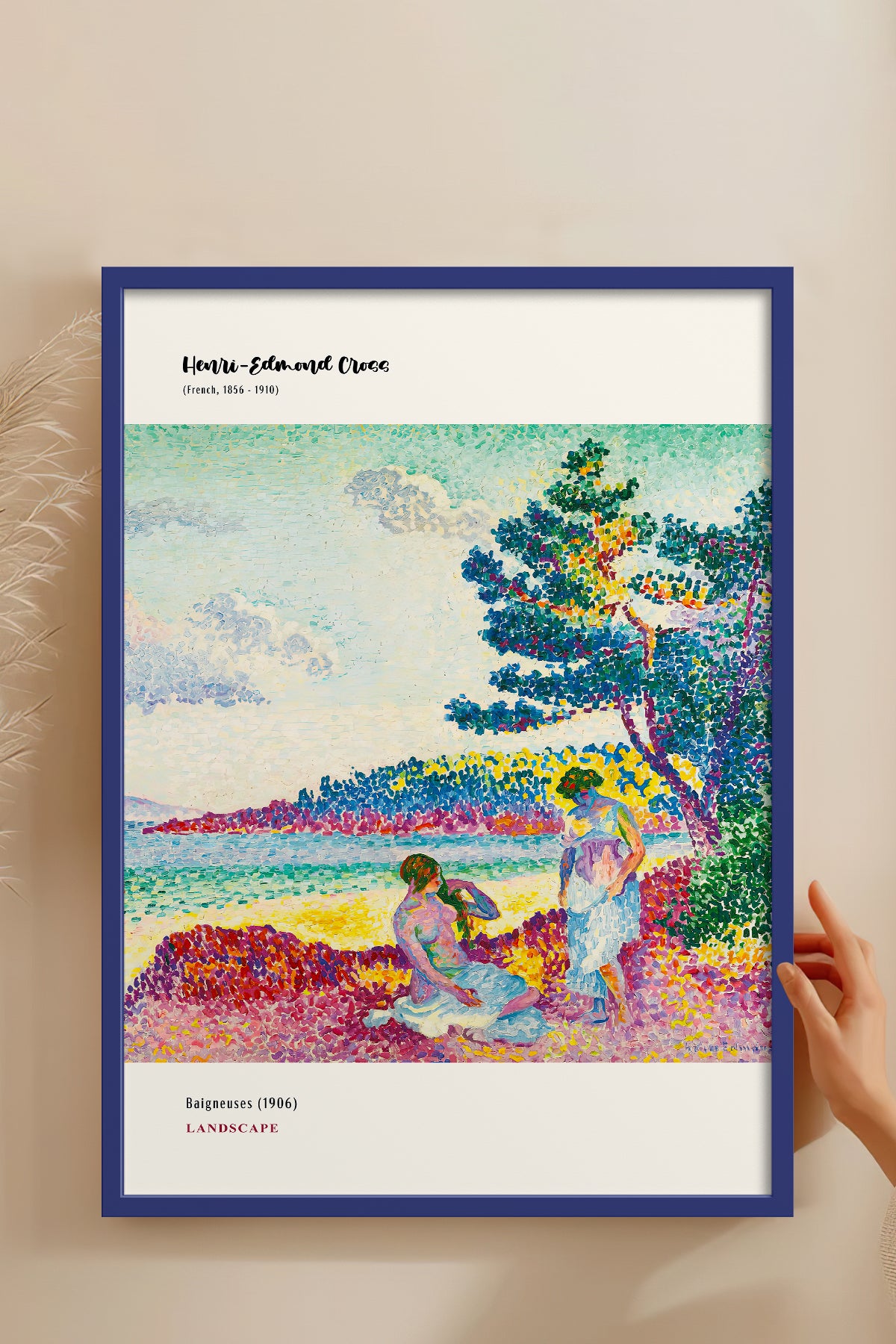 HOMEPACK Ahşap Çerçeveli Tablo Çerçeveli Poster Sanatsal Modern Duvar Dekoru MDN-02