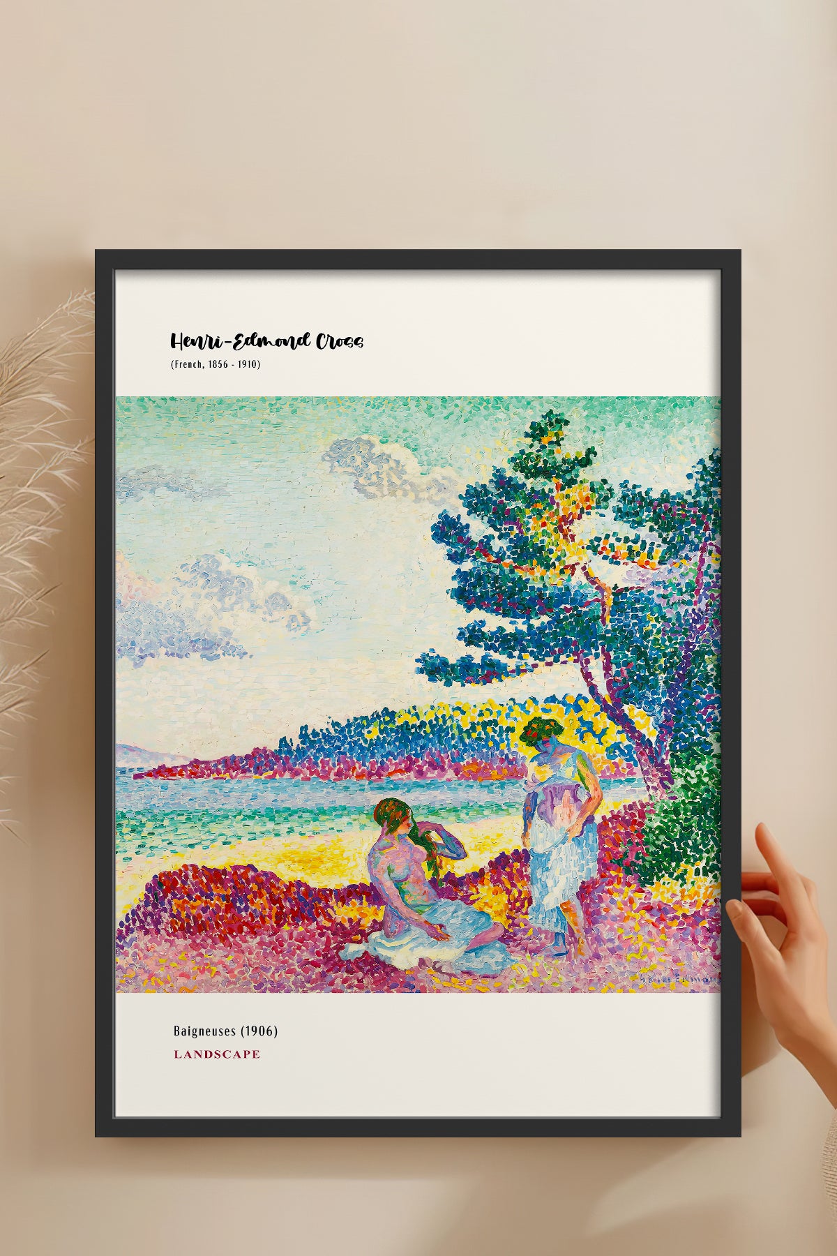 HOMEPACK Ahşap Çerçeveli Tablo Çerçeveli Poster Sanatsal Modern Duvar Dekoru MDN-02