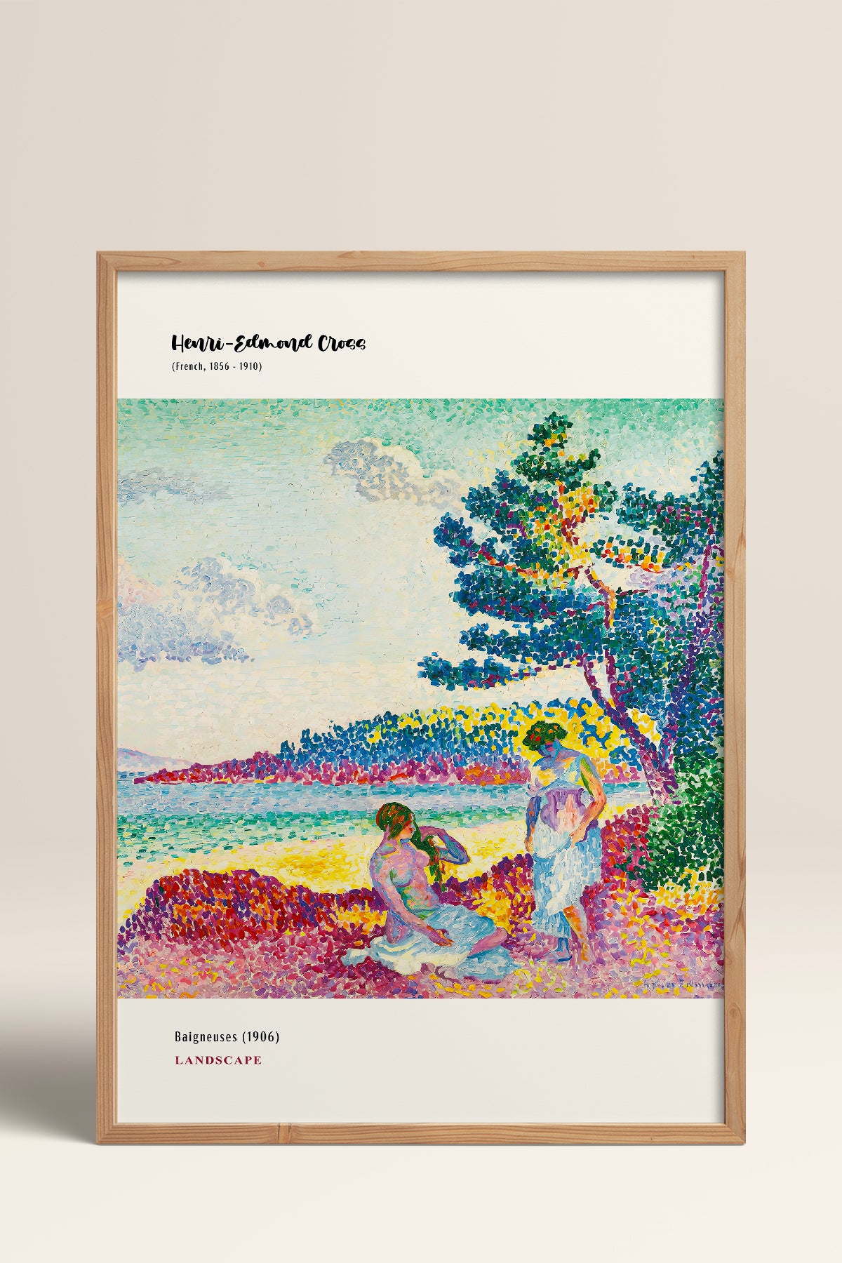 HOMEPACK Ahşap Çerçeveli Tablo Çerçeveli Poster Sanatsal Modern Duvar Dekoru MDN-02