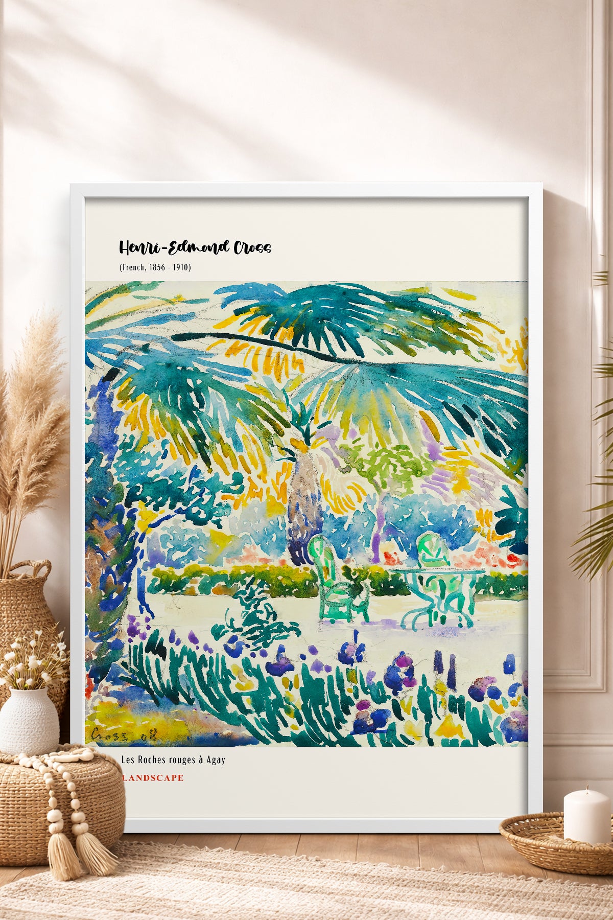HOMEPACK Ahşap Çerçeveli Tablo Çerçeveli Poster Sanatsal Modern Duvar Dekoru MDN-04