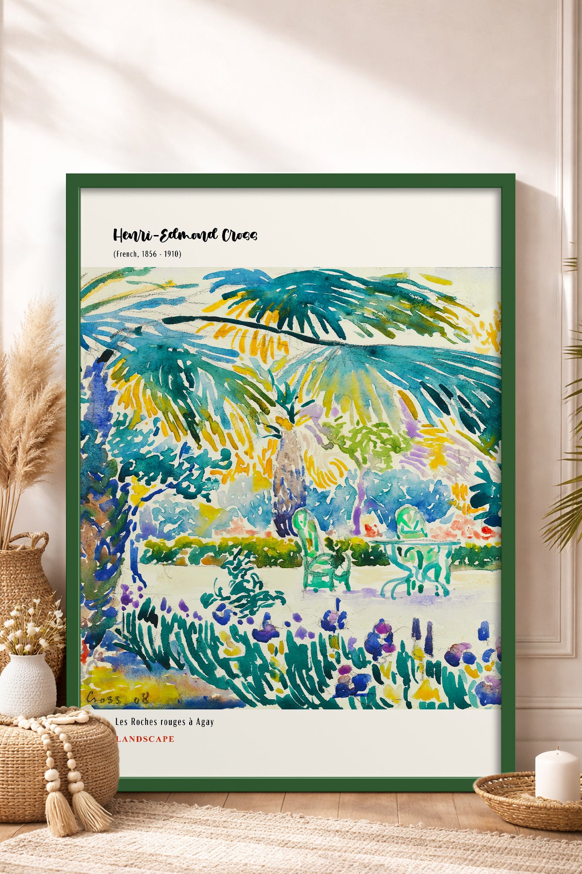 HOMEPACK Ahşap Çerçeveli Tablo Çerçeveli Poster Sanatsal Modern Duvar Dekoru MDN-04