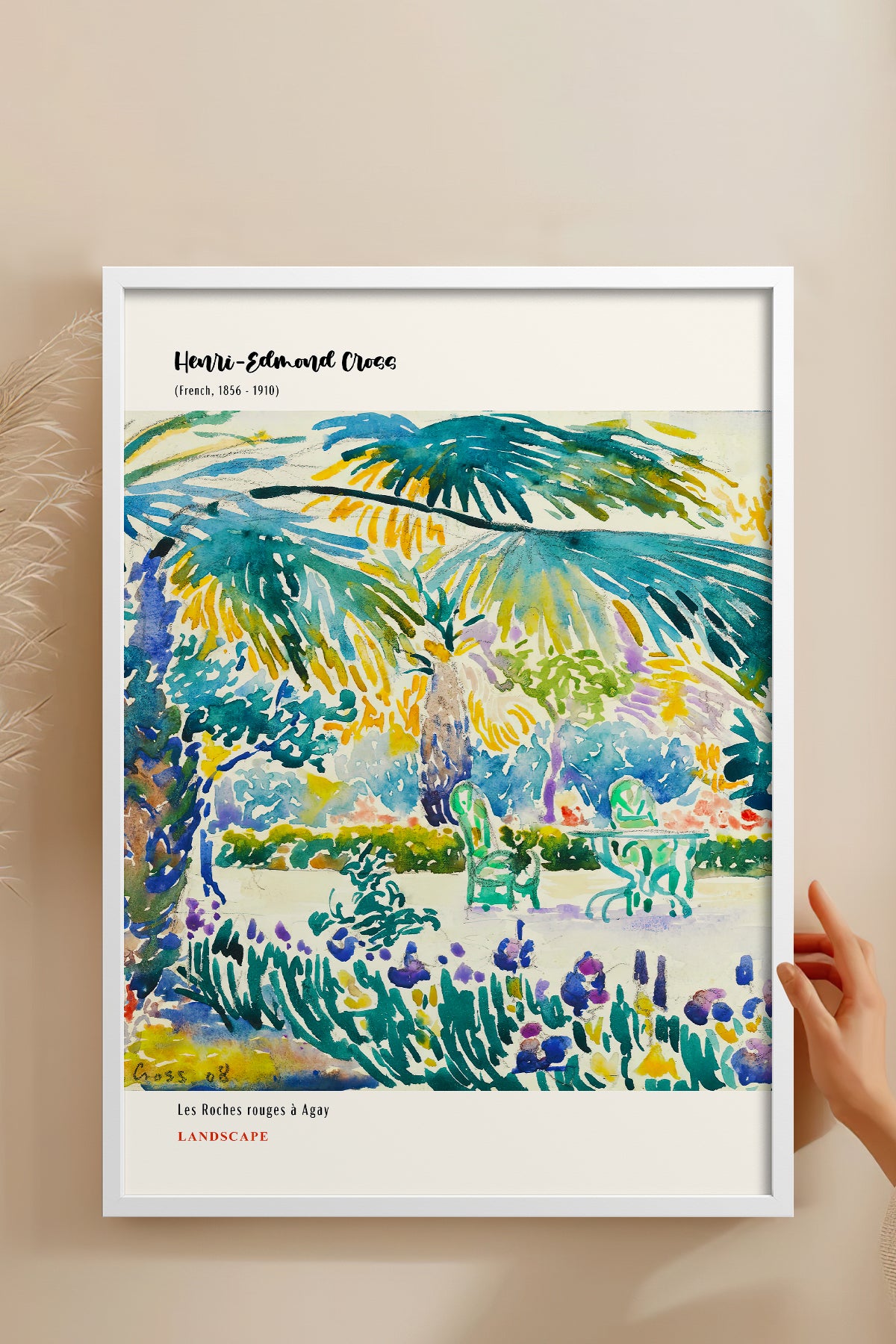 HOMEPACK Ahşap Çerçeveli Tablo Çerçeveli Poster Sanatsal Modern Duvar Dekoru MDN-04