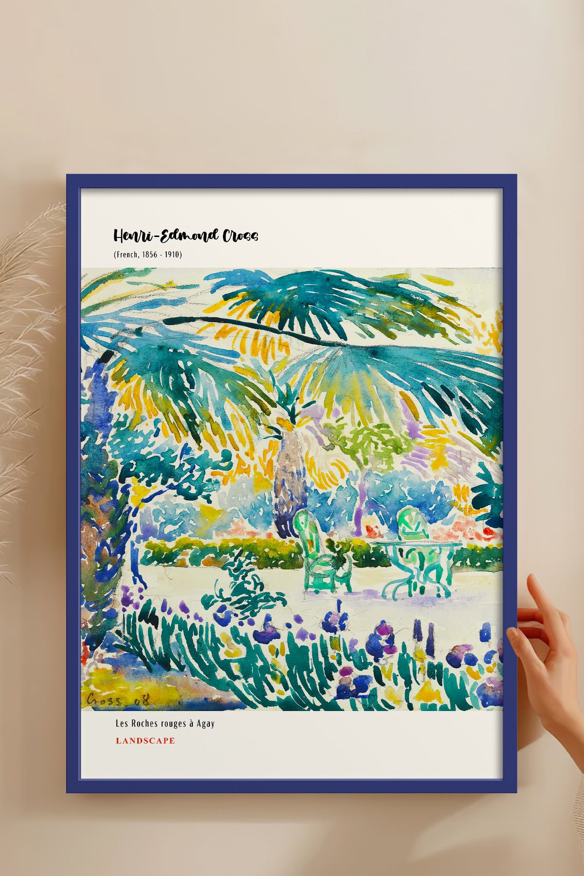 HOMEPACK Ahşap Çerçeveli Tablo Çerçeveli Poster Sanatsal Modern Duvar Dekoru MDN-04
