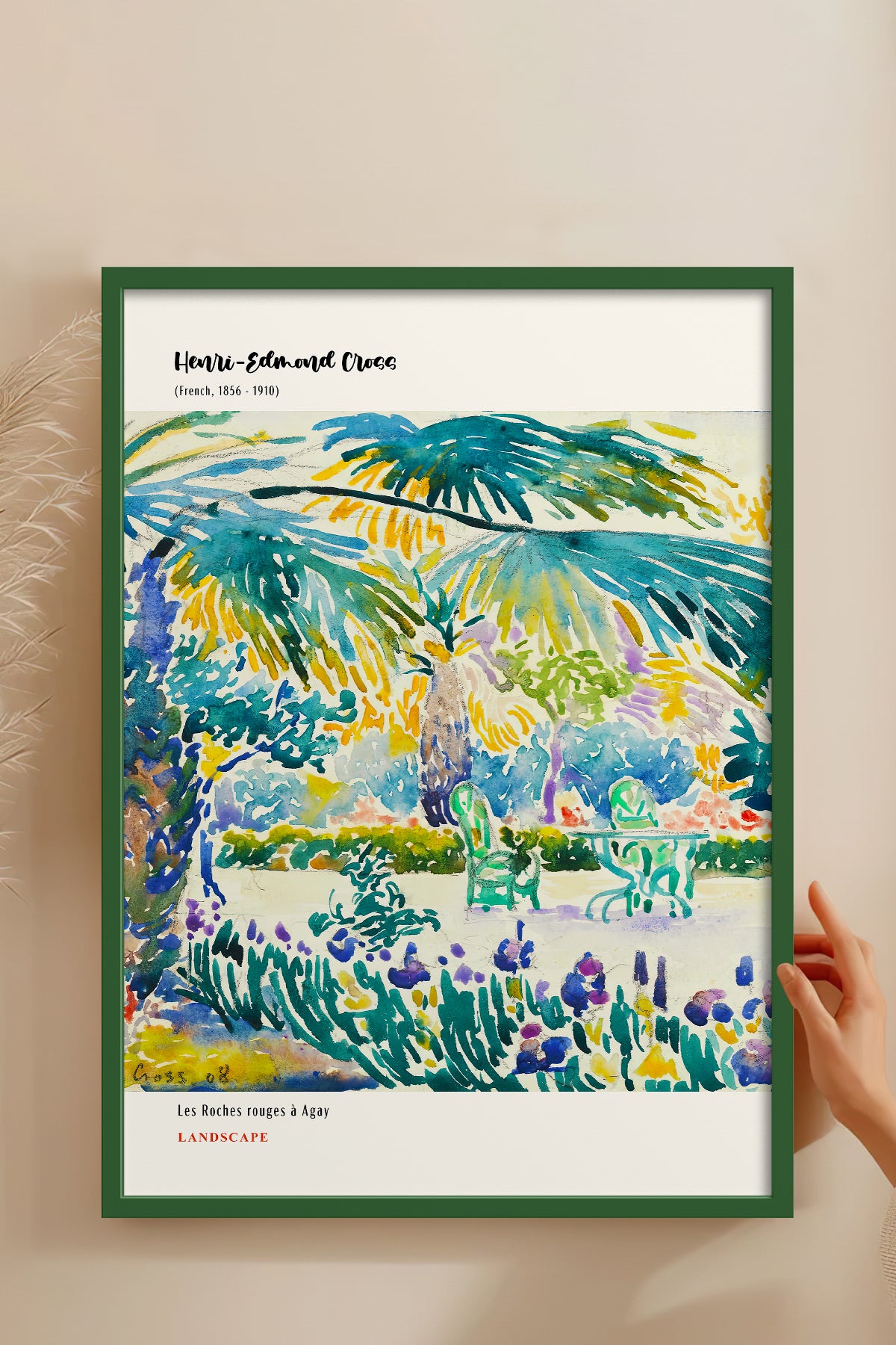 HOMEPACK Ahşap Çerçeveli Tablo Çerçeveli Poster Sanatsal Modern Duvar Dekoru MDN-04