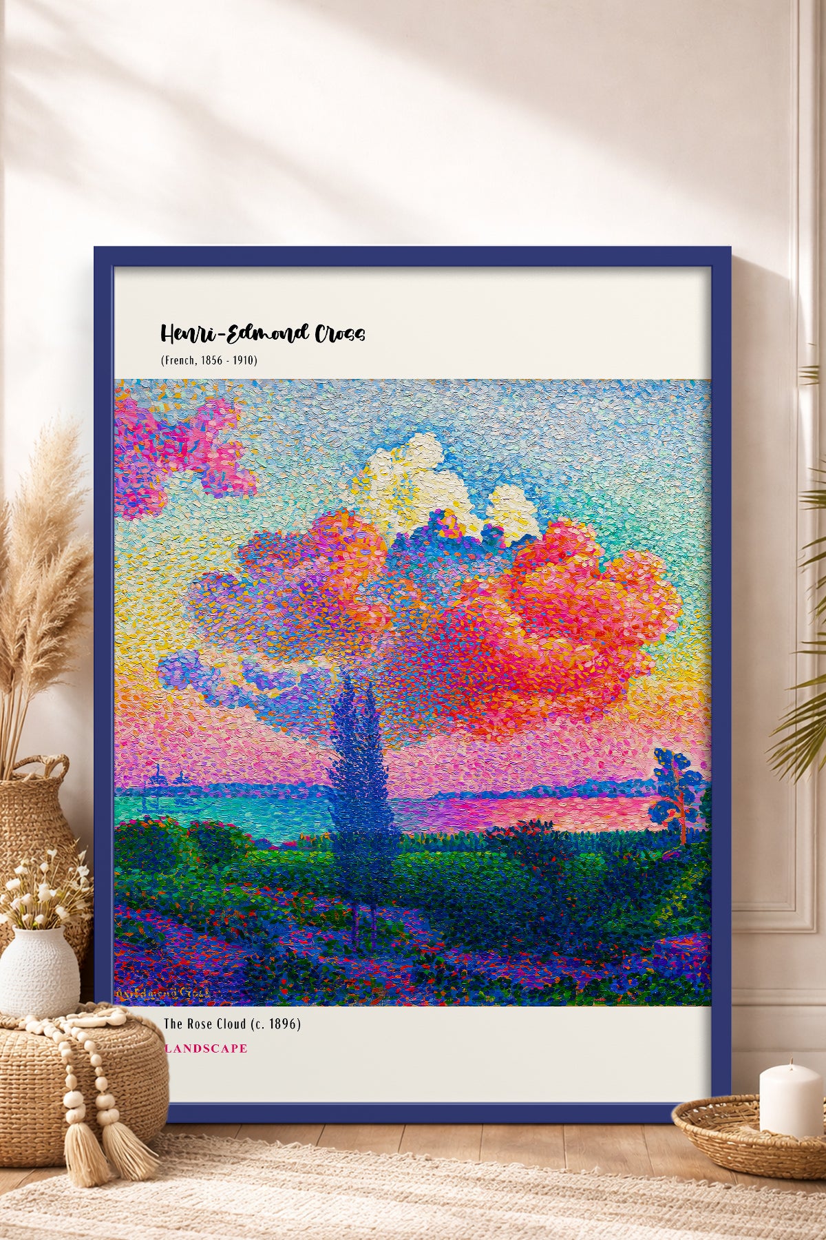 HOMEPACK Ahşap Çerçeveli Tablo Çerçeveli Poster Sanatsal Modern Duvar Dekoru MDN-05