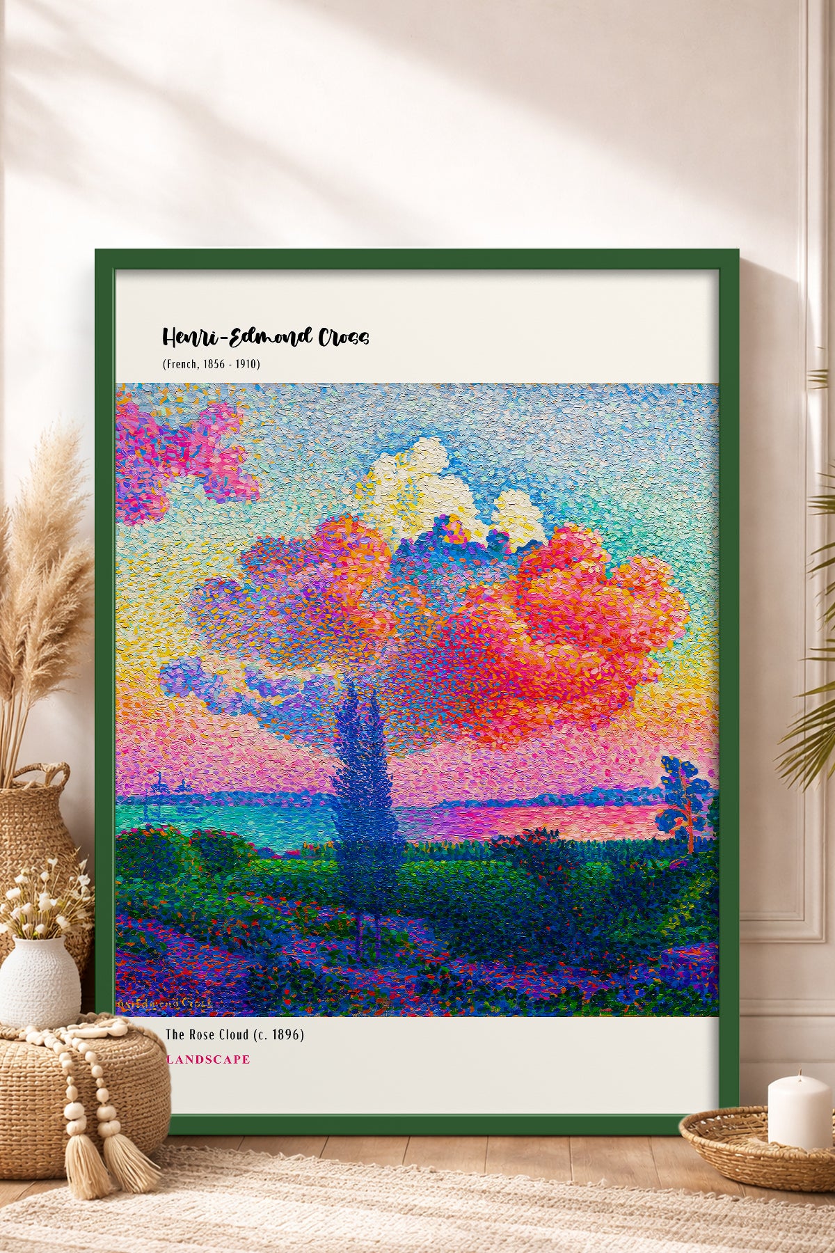 HOMEPACK Ahşap Çerçeveli Tablo Çerçeveli Poster Sanatsal Modern Duvar Dekoru MDN-05