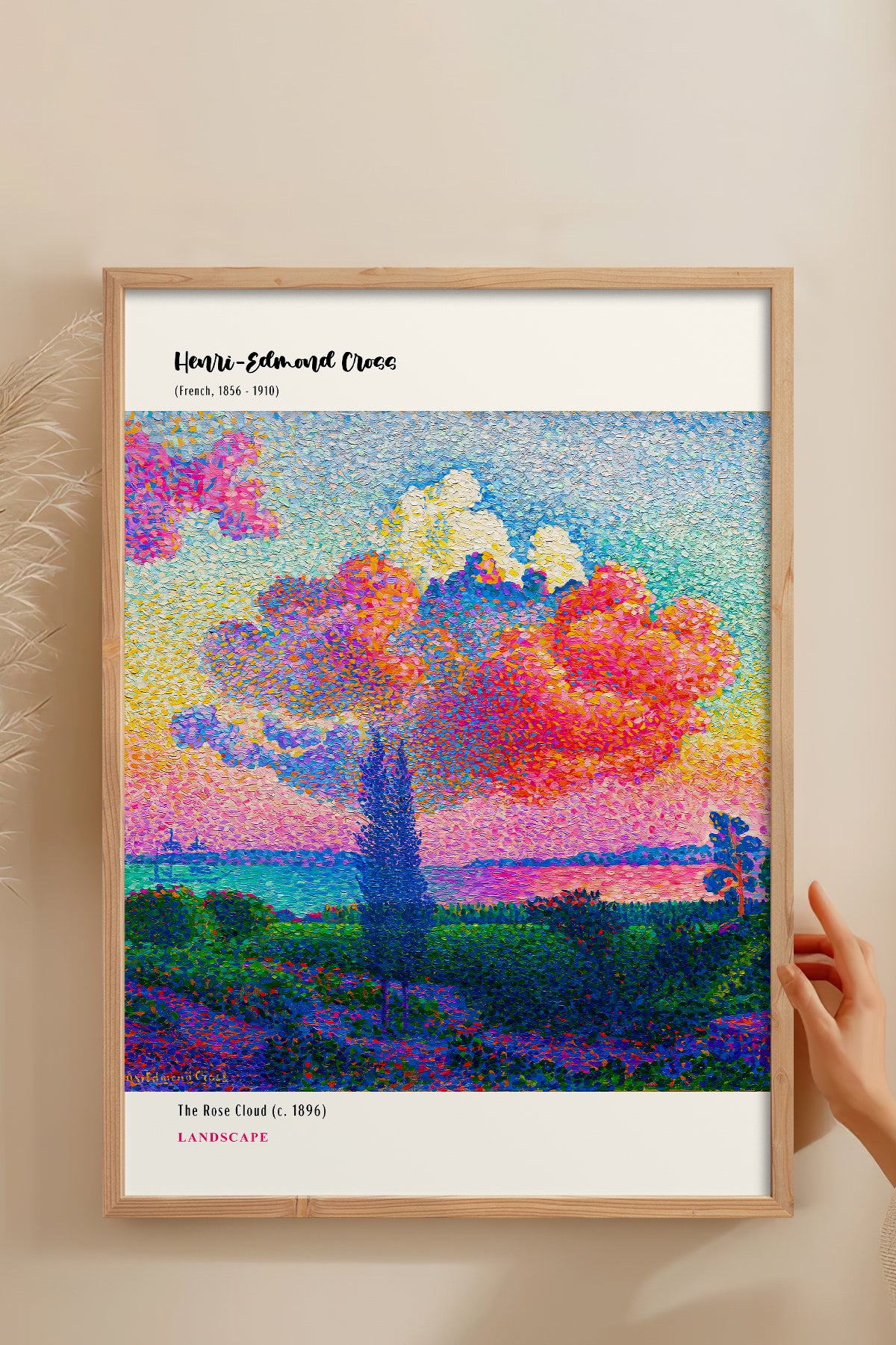 HOMEPACK Ahşap Çerçeveli Tablo Çerçeveli Poster Sanatsal Modern Duvar Dekoru MDN-05