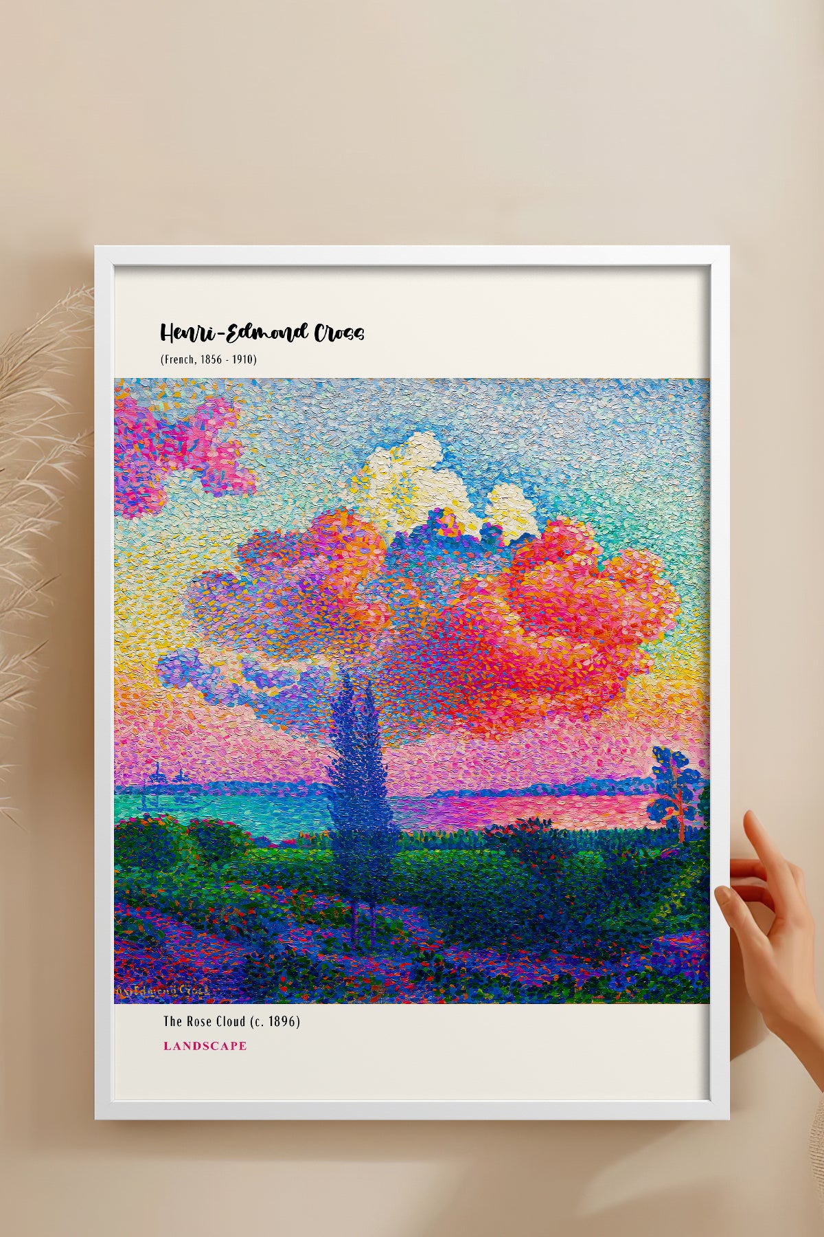 HOMEPACK Ahşap Çerçeveli Tablo Çerçeveli Poster Sanatsal Modern Duvar Dekoru MDN-05