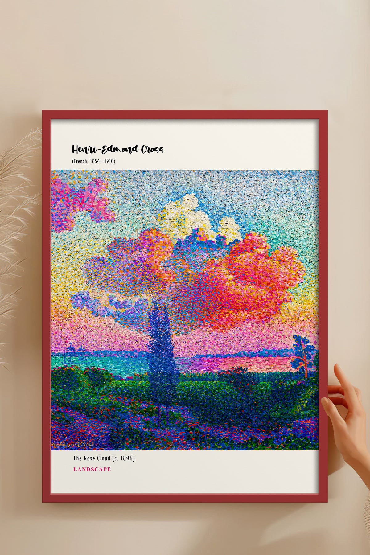 HOMEPACK Ahşap Çerçeveli Tablo Çerçeveli Poster Sanatsal Modern Duvar Dekoru MDN-05