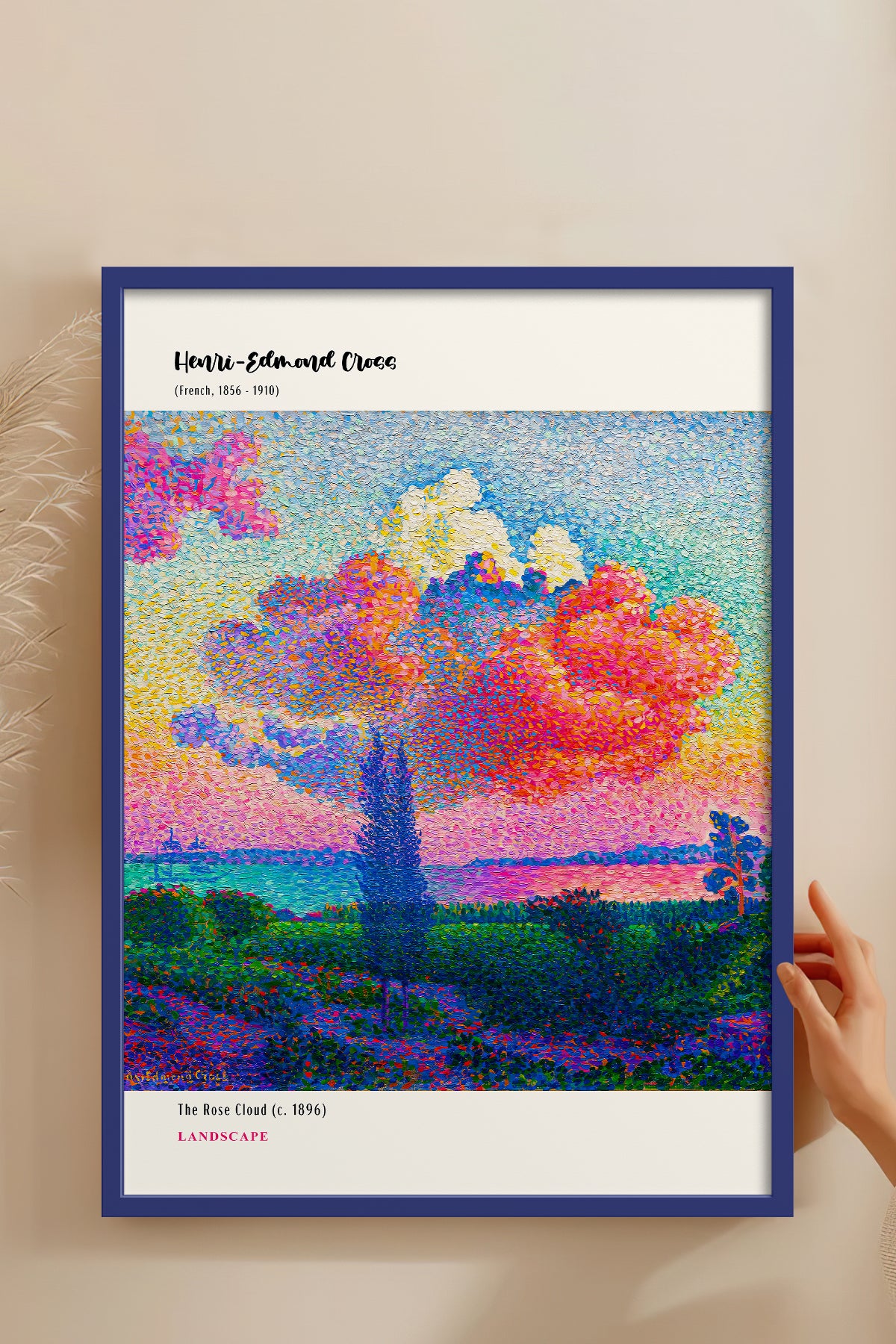 HOMEPACK Ahşap Çerçeveli Tablo Çerçeveli Poster Sanatsal Modern Duvar Dekoru MDN-05