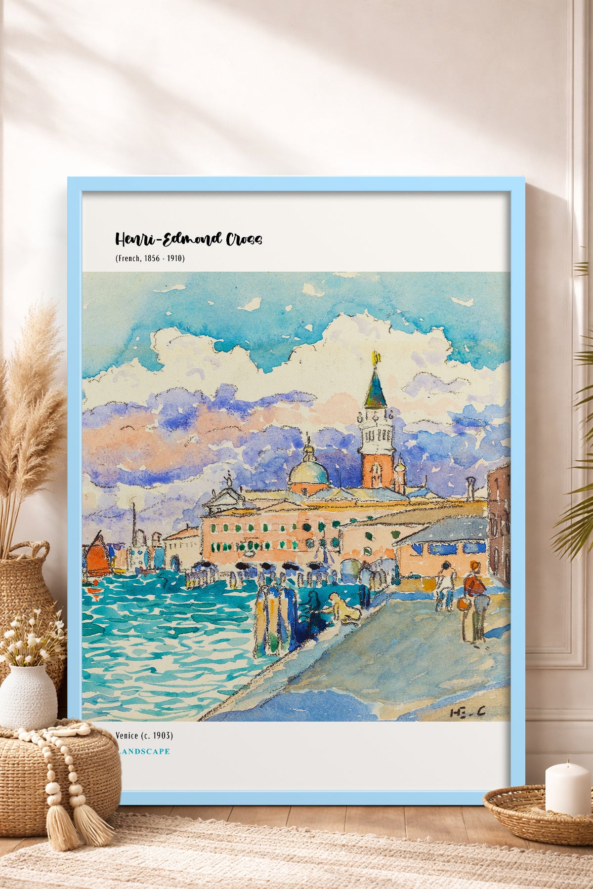 HOMEPACK Ahşap Çerçeveli Tablo Çerçeveli Poster Sanatsal Modern Duvar Dekoru MDN-06