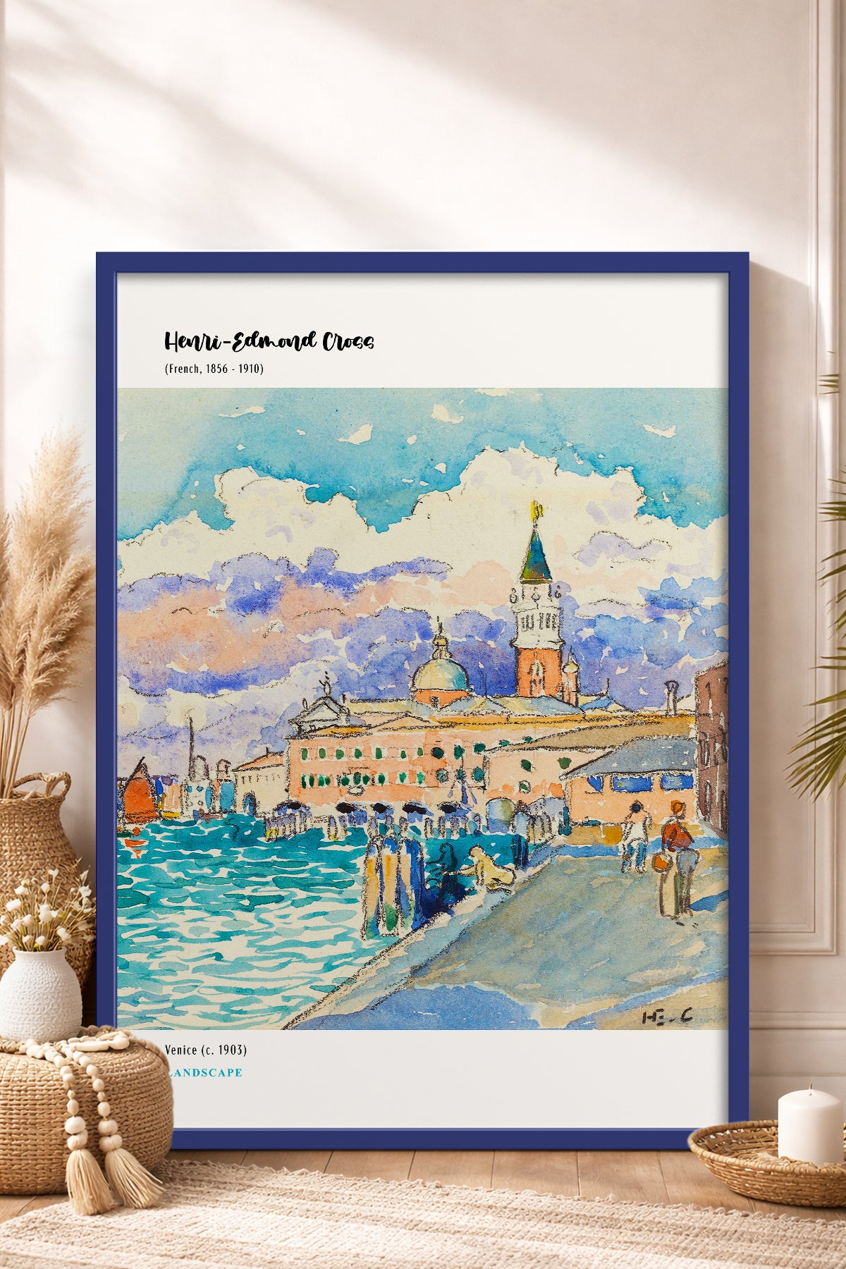 HOMEPACK Ahşap Çerçeveli Tablo Çerçeveli Poster Sanatsal Modern Duvar Dekoru MDN-06