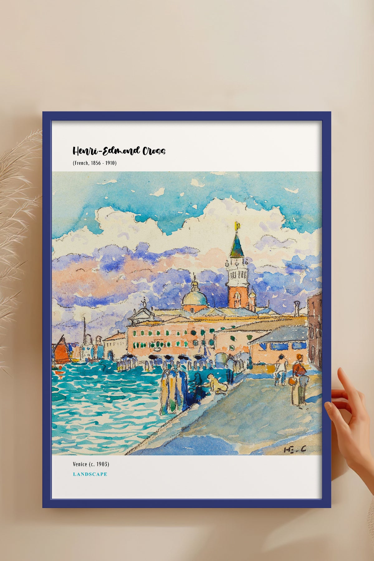 HOMEPACK Ahşap Çerçeveli Tablo Çerçeveli Poster Sanatsal Modern Duvar Dekoru MDN-06