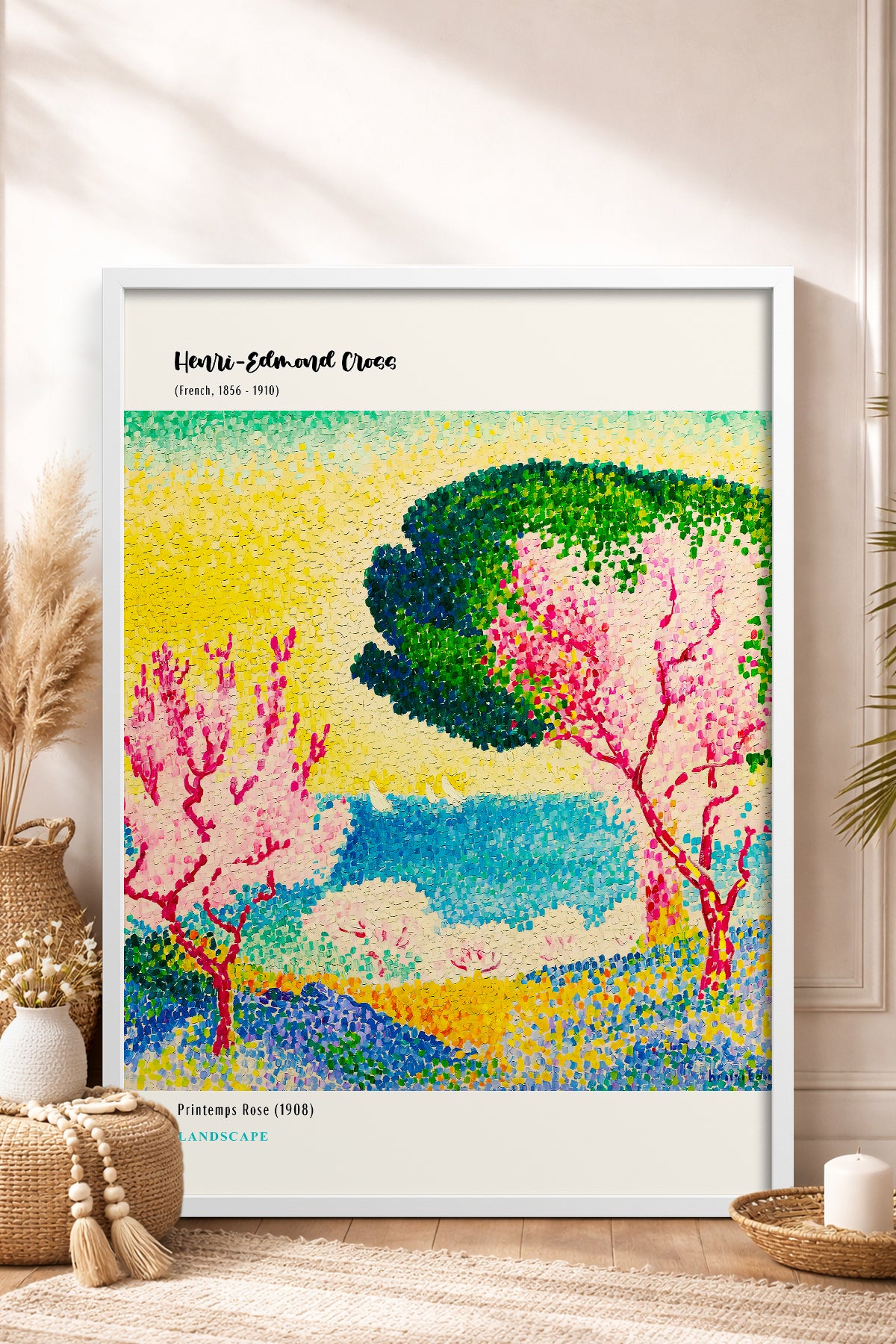 HOMEPACK Ahşap Çerçeveli Tablo Çerçeveli Poster Sanatsal Modern Duvar Dekoru MDN-09