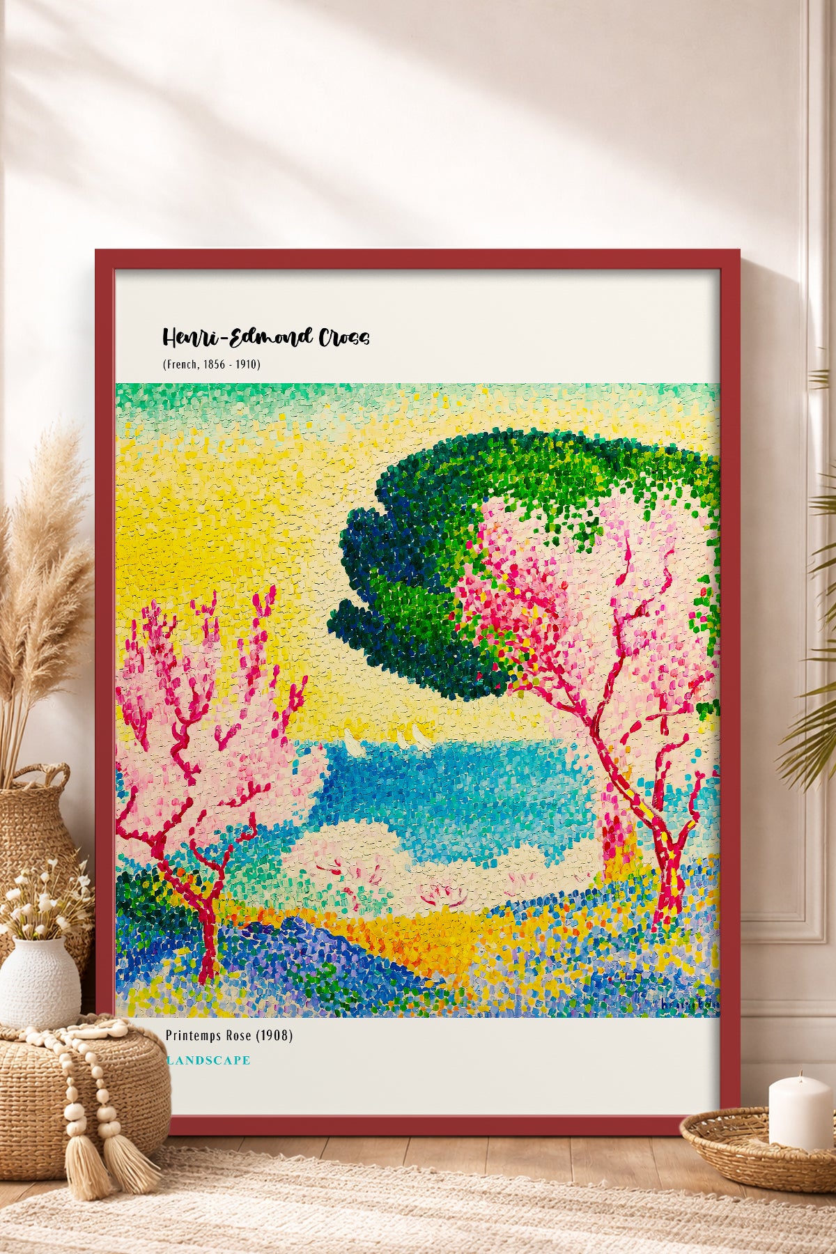 HOMEPACK Ahşap Çerçeveli Tablo Çerçeveli Poster Sanatsal Modern Duvar Dekoru MDN-09