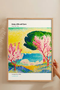 HOMEPACK Ahşap Çerçeveli Tablo Çerçeveli Poster Sanatsal Modern Duvar Dekoru MDN-09