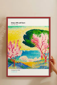HOMEPACK Ahşap Çerçeveli Tablo Çerçeveli Poster Sanatsal Modern Duvar Dekoru MDN-09