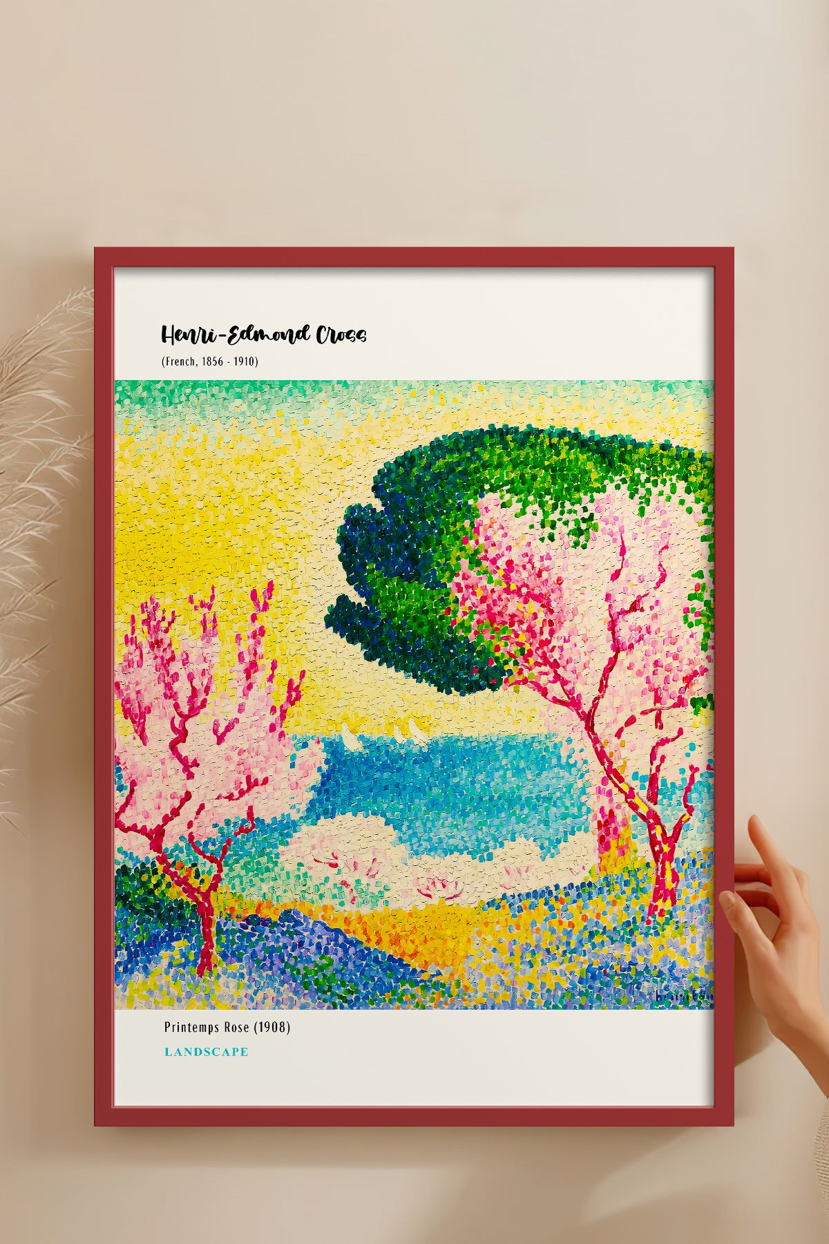 HOMEPACK Ahşap Çerçeveli Tablo Çerçeveli Poster Sanatsal Modern Duvar Dekoru MDN-09