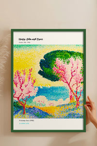 HOMEPACK Ahşap Çerçeveli Tablo Çerçeveli Poster Sanatsal Modern Duvar Dekoru MDN-09