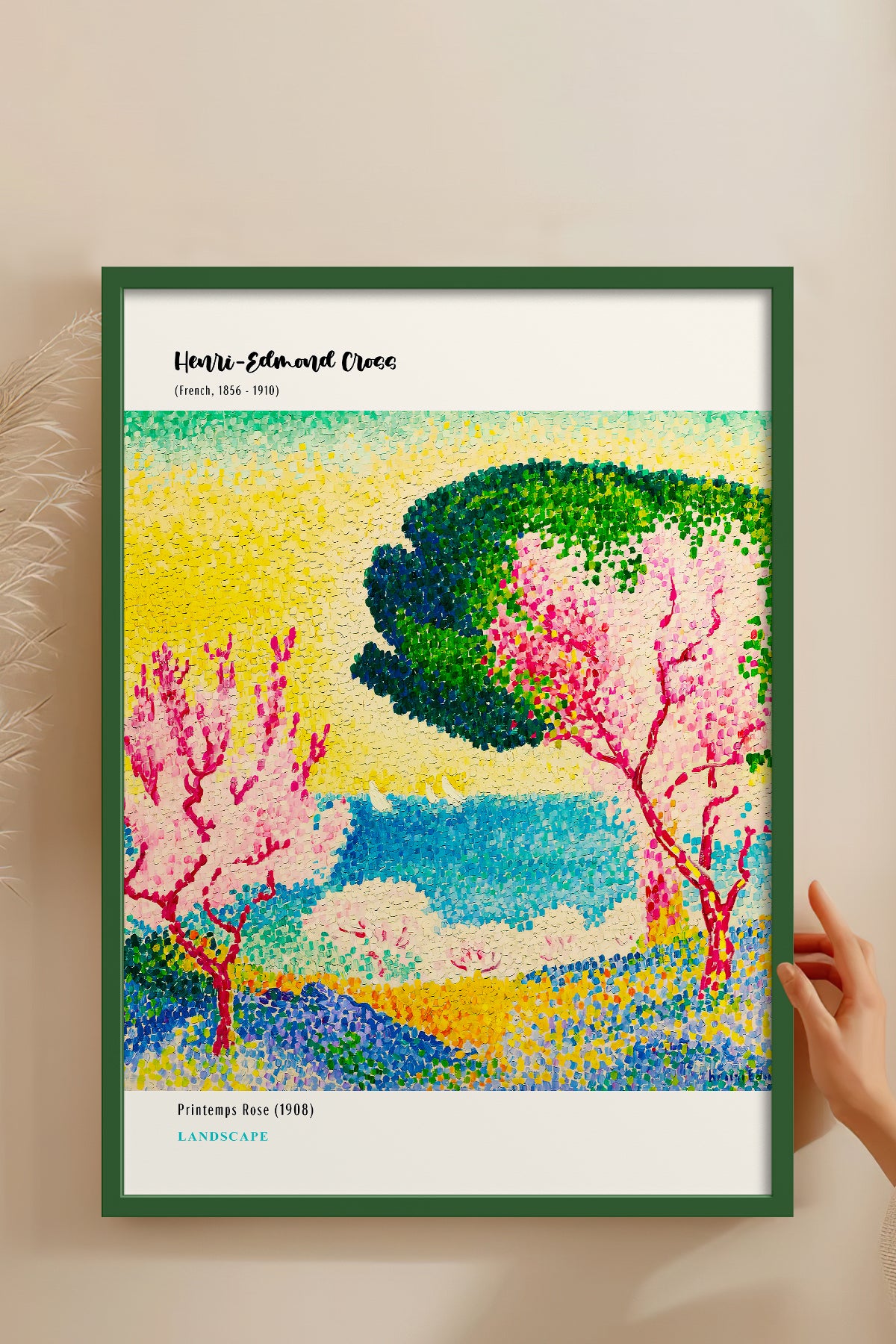 HOMEPACK Ahşap Çerçeveli Tablo Çerçeveli Poster Sanatsal Modern Duvar Dekoru MDN-09