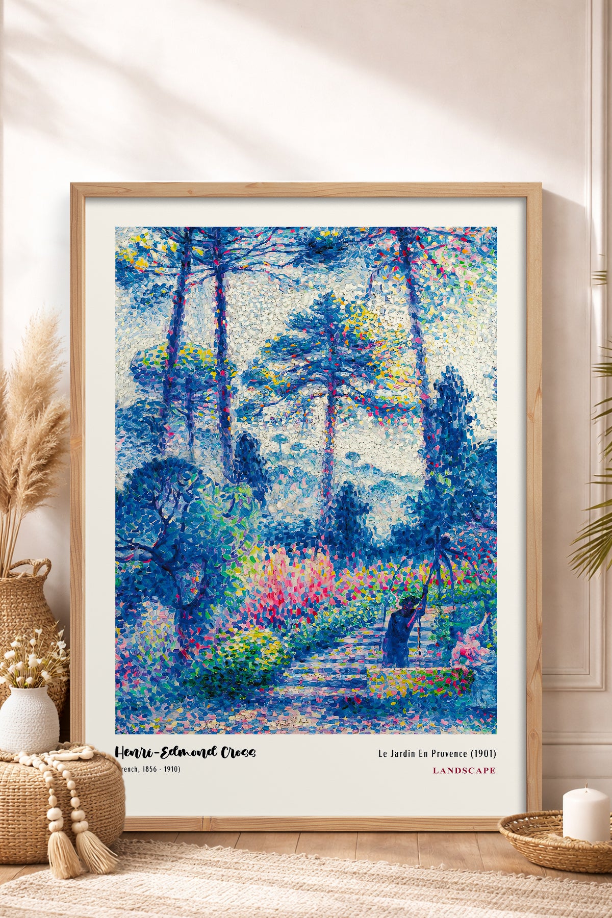 HOMEPACK Ahşap Çerçeveli Tablo Çerçeveli Poster Sanatsal Modern Duvar Dekoru MDN-10
